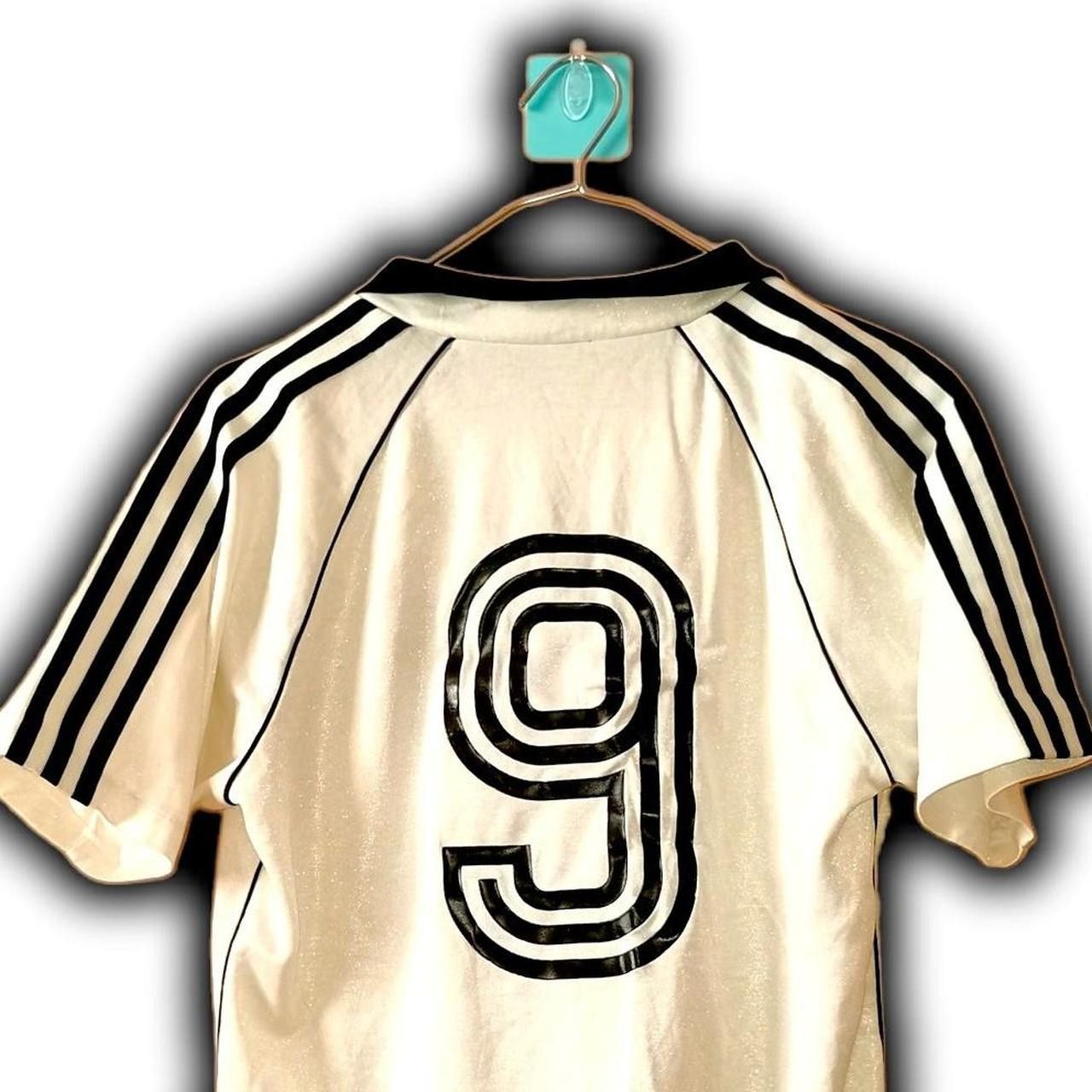 Adidas Match Worn Germany 1984 1985 1986 trikot Maglia maillot Size US L / EU 52-54 / 3 - 1 Thumbnail