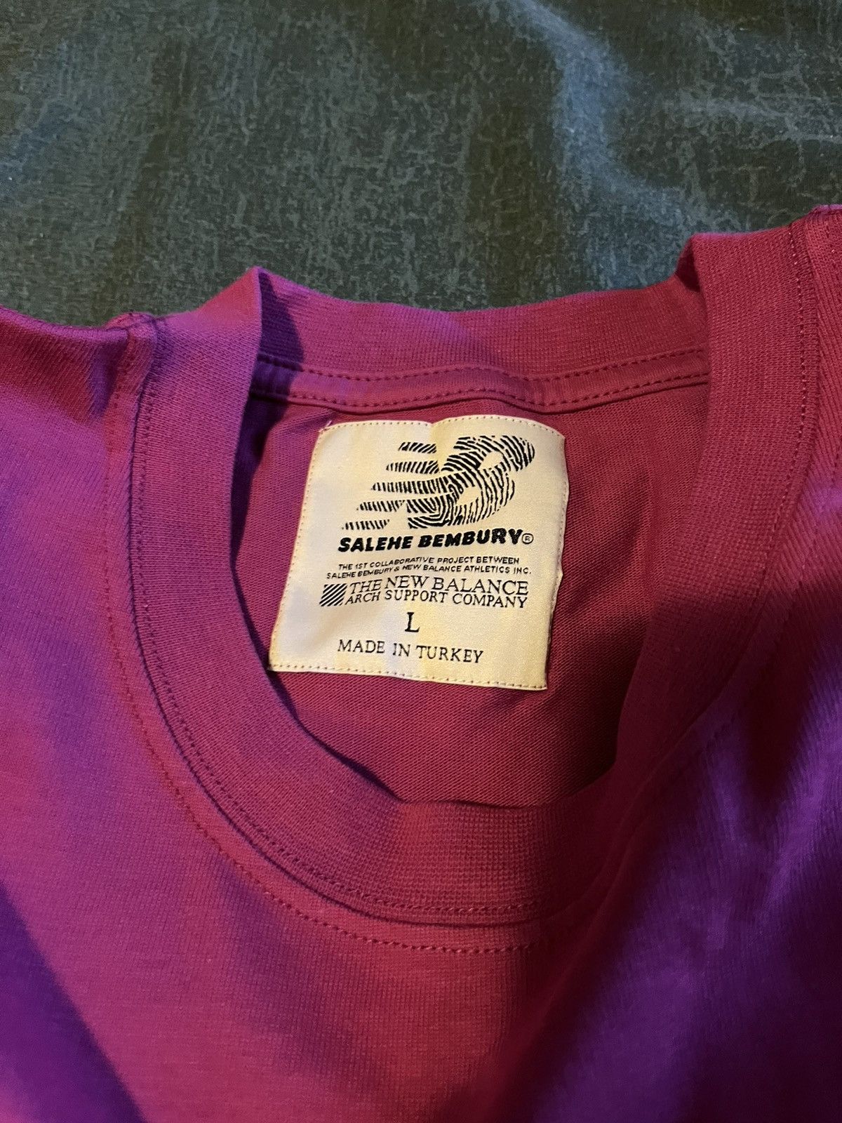 New Balance × Salehe Bembury New Balance x Salehe Bembury Yurt tee size L Size US L / EU 52-54 / 3 - 3 Thumbnail
