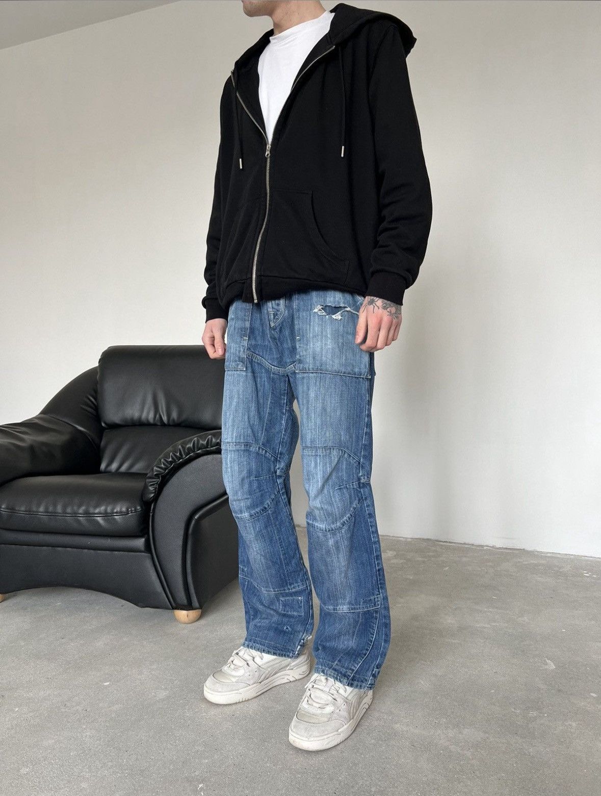 G-Star Vintage G Star Double Knee Denim Jeans Size US 33 - 11 Thumbnail