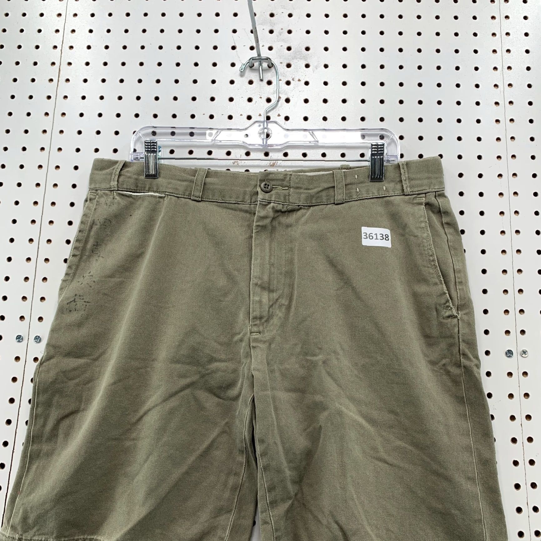 Polo Ralph Lauren Polo Ralph Lauren Chino Shorts Mens 34x9 Gray Preppy Casual Chino Shorts Casual Vintage 90s Mens Vintage Polo Ralph Lauren Size US S / EU 44-46 / 1 - 4 Thumbnail