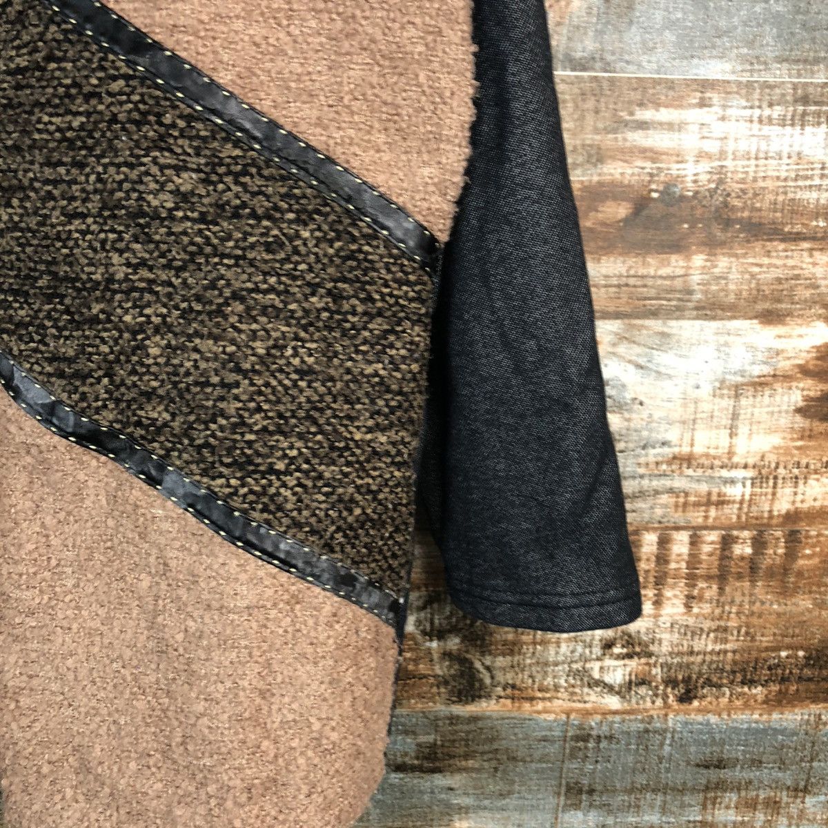 Homespun Knitwear × Japanese Brand San Brown art Knitwear #A1649 Size M / US 6-8 / IT 42-44 - 8 Thumbnail