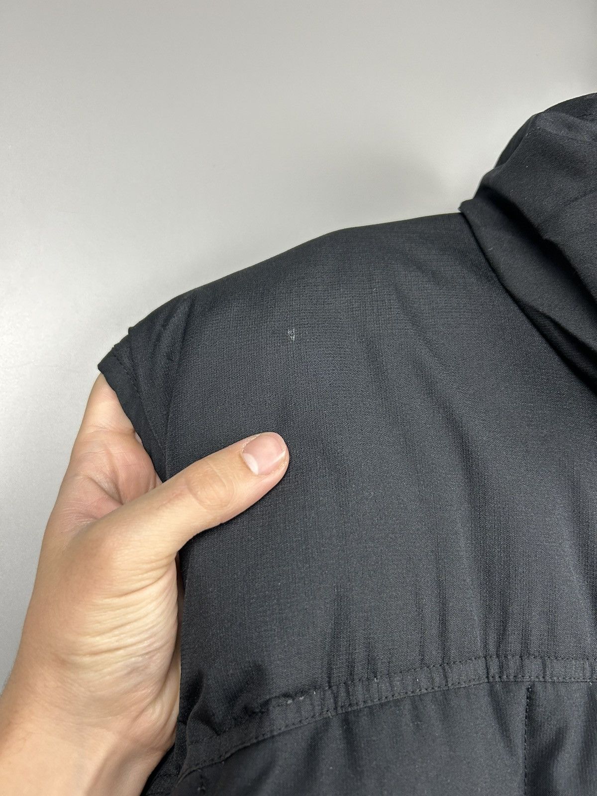 Nike × Vintage Vintage Y2K Nike Drill Black Puffer Down Vest Size US XXL / EU 58 / 5 - 17 Thumbnail
