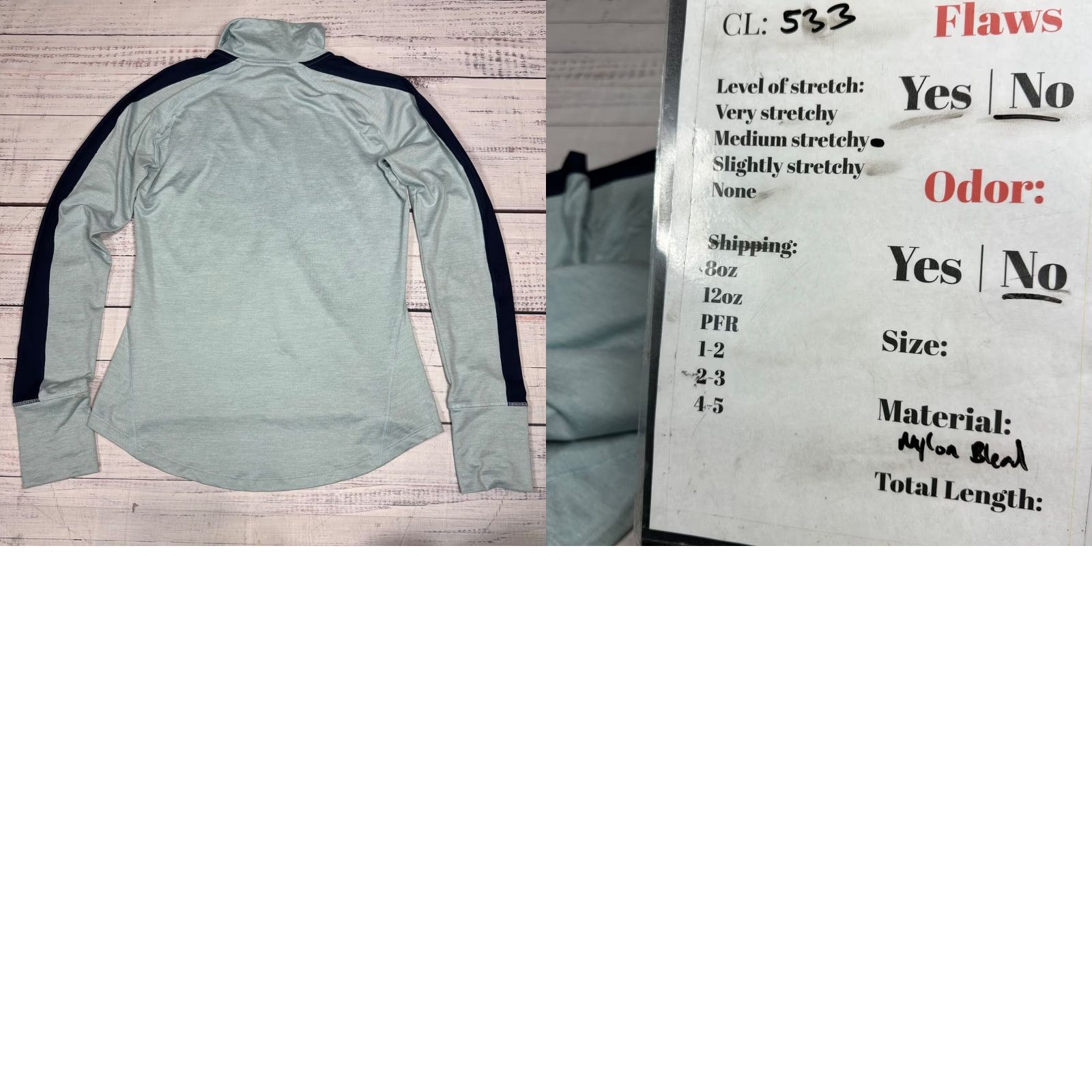 Brooks Brooks Womens Pullover Long Sleeve 1/2 Zip Activewear XS Light Blue Pullover, Blue, Casual, Activewear, Long Sleeve, XS, Womens Size XS / US 0-2 / IT 36-38 - 8 Thumbnail