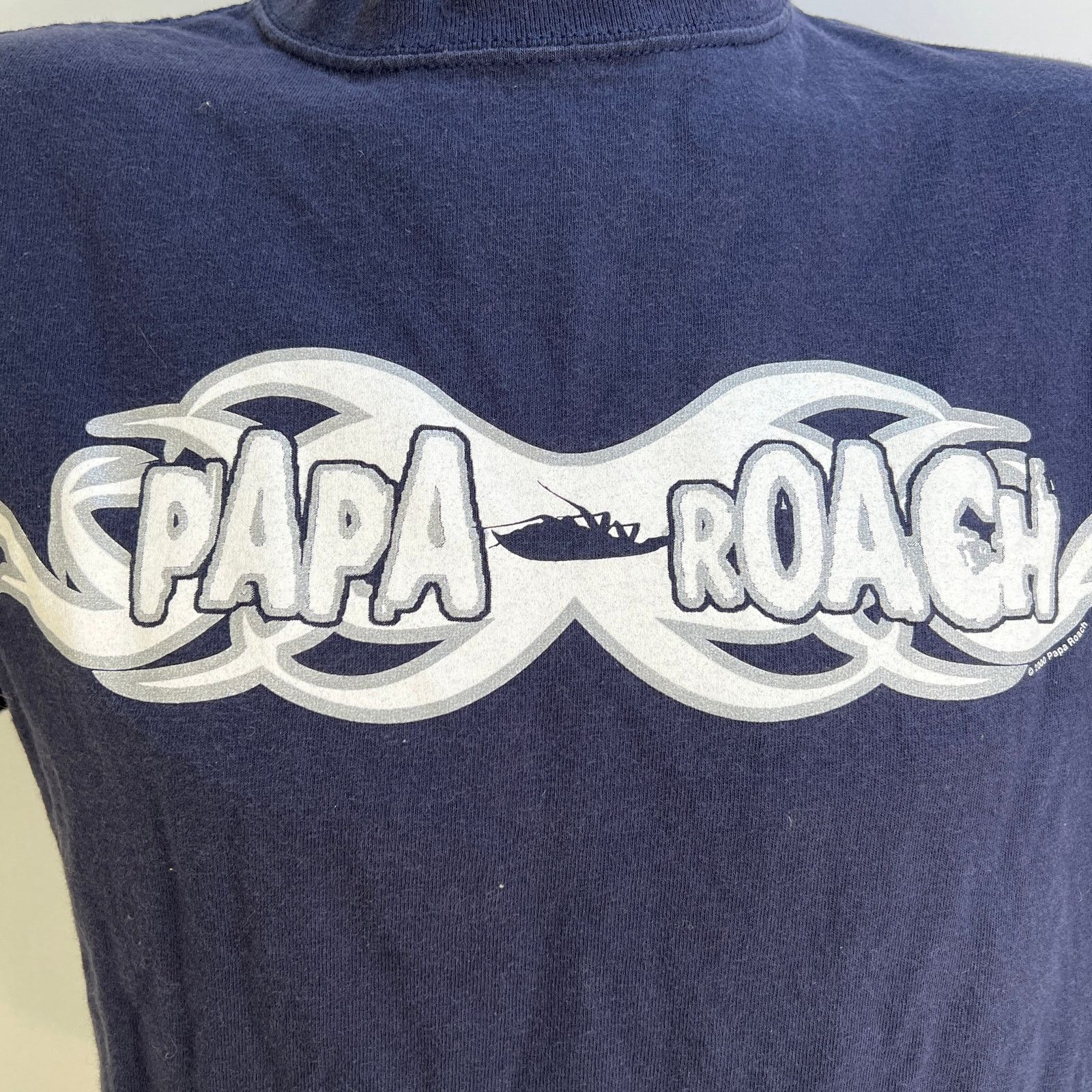 Anvil Vintage Papa Roach Graphic Tee Shirt Black 2000 Size US M / EU 48-50 / 2 - 5 Thumbnail