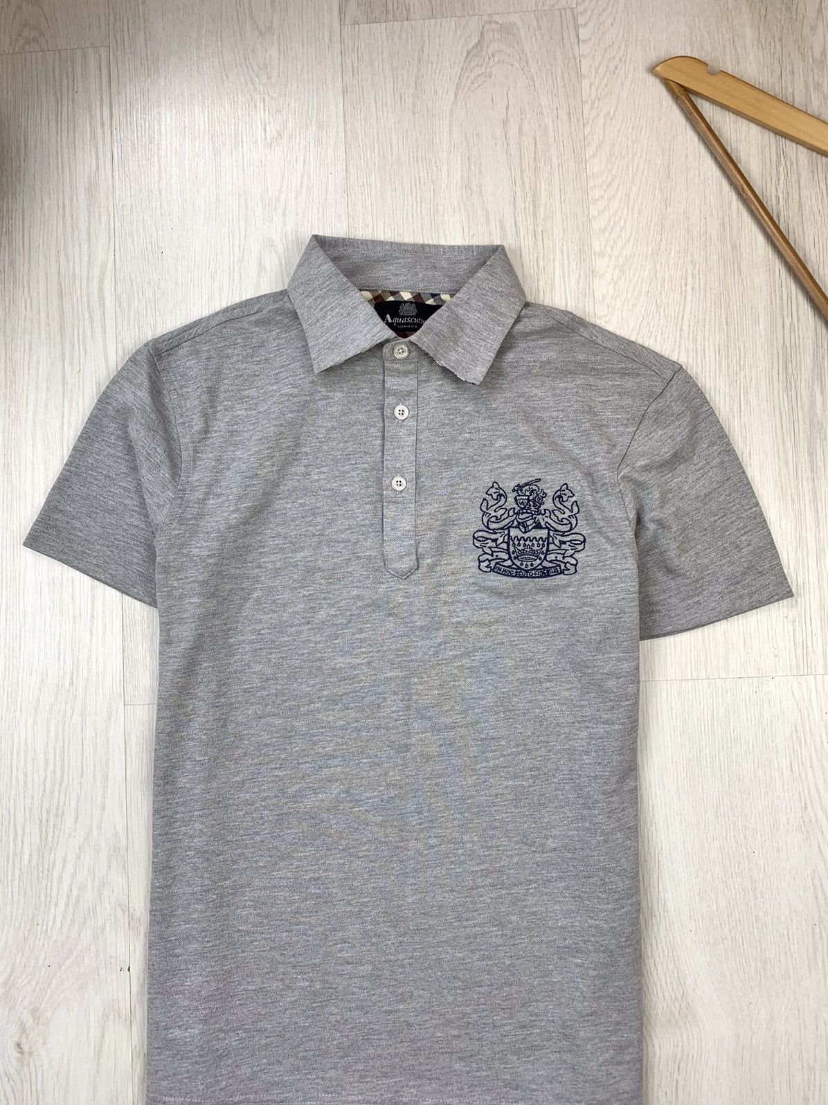 Aquascutum Aquascutum Mens Polo Shirt Grey Size S Size US S / EU 44-46 / 1 - 2 Thumbnail