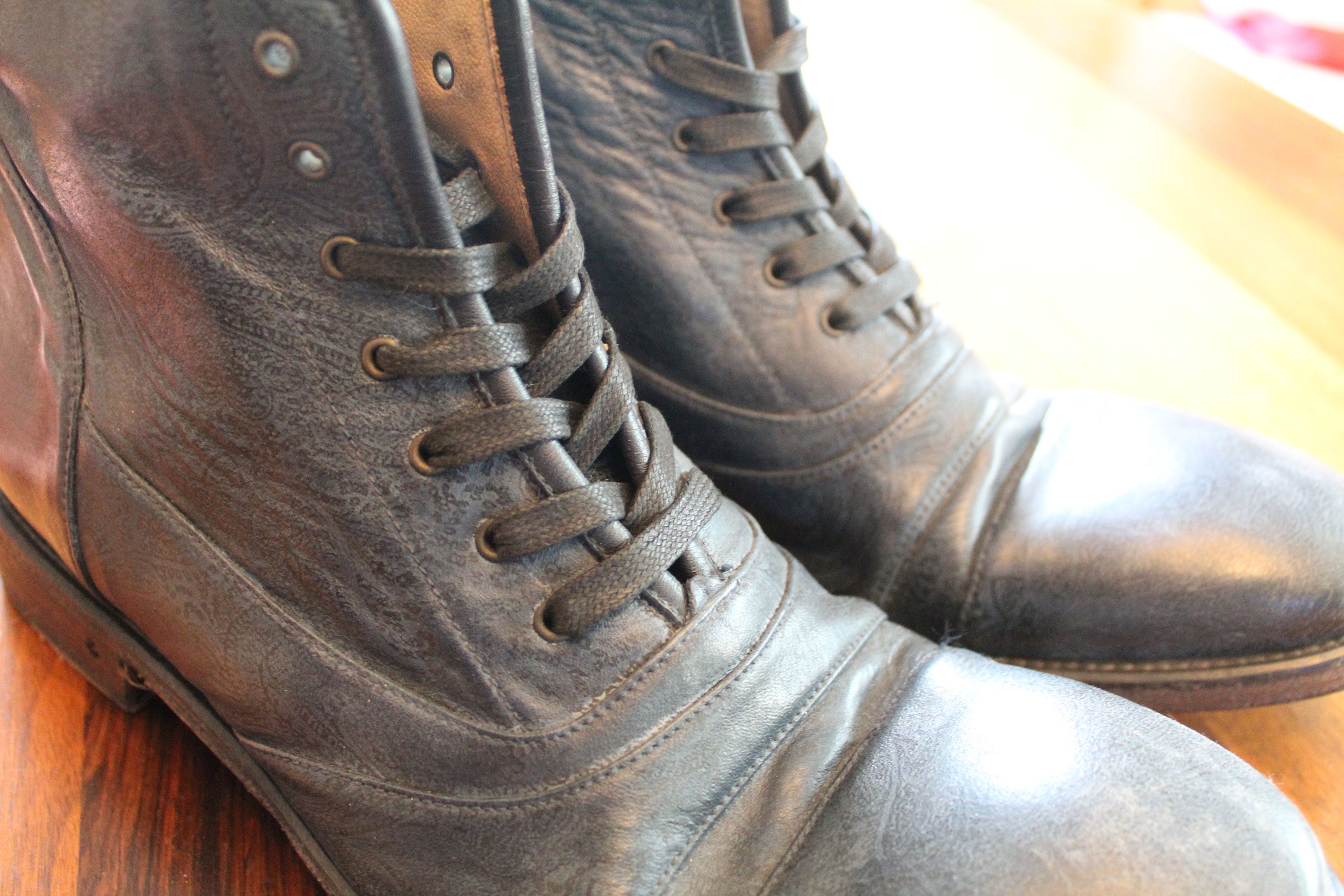 John Varvatos Varvatos Collection | Fleetwood Lace Boot – VIP Edition Size US 11 / EU 44 - 4 Thumbnail