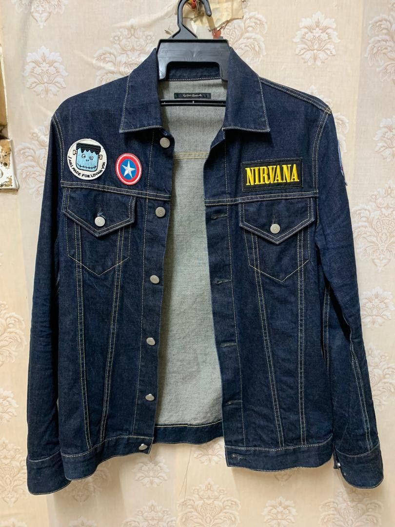URBAN RESEARCH DOORS URBAN RESEARCH TRUCKER DENIM JACKET WITH PATCHES Size US M / EU 48-50 / 2 - 9 Thumbnail