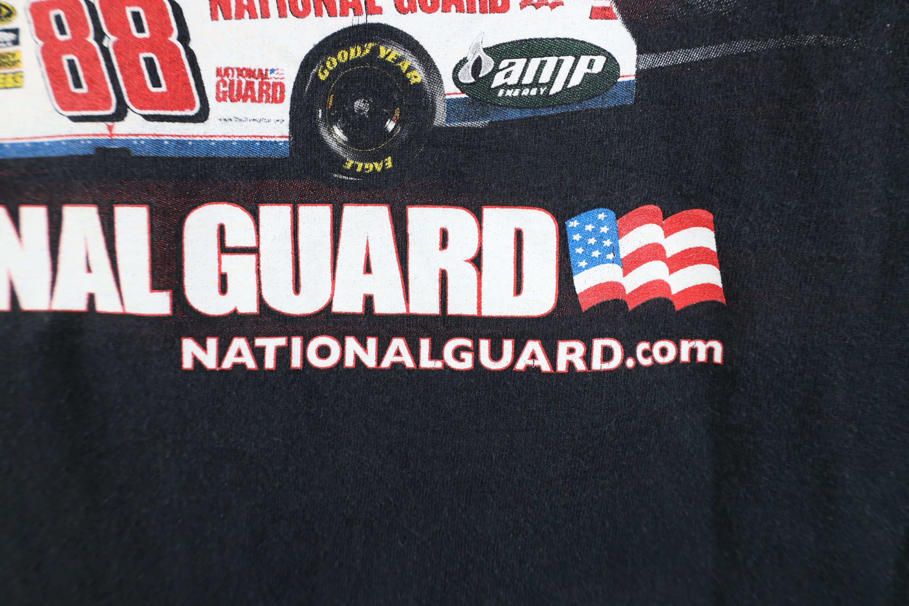 Vintage Vintage Y2K NASCAR Dale Earnhardt Jr Racing T-Shirt Black Size US M / EU 48-50 / 2 - 8 Thumbnail