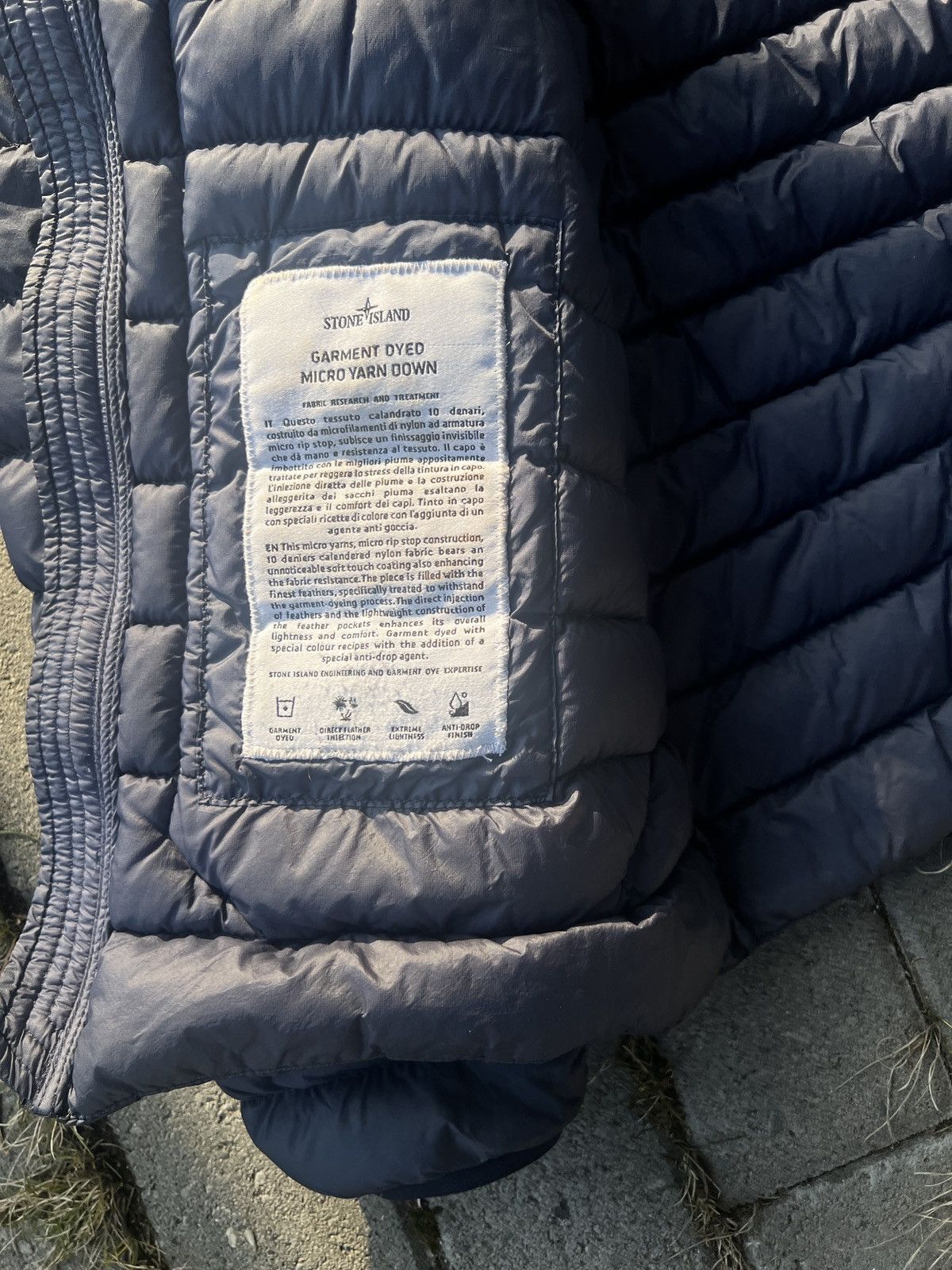 Stone Island Stone Island Garment Dyed Micro Yarn Down jacket Size US M / EU 48-50 / 2 - 6 Thumbnail