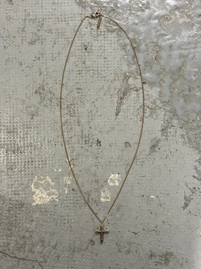 Givenchy Givenchy Gold Metal Cross Necklace Size ONE SIZE - 3 Thumbnail