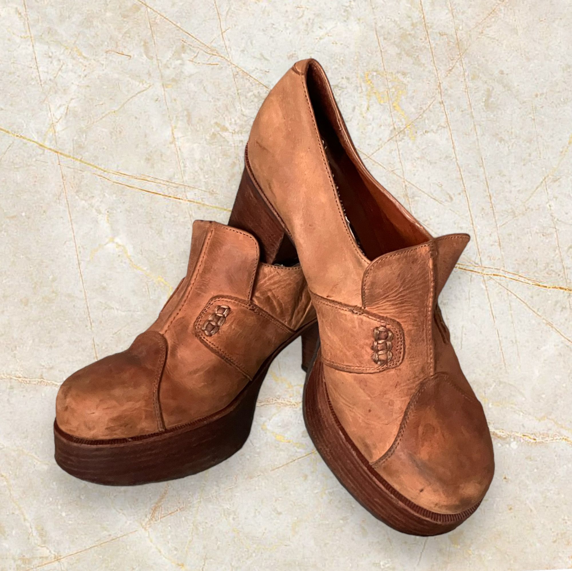 Designer × Vintage Iconic vintage 90s El Danets Mega Platform Chunky Size US 8.5 / IT 38.5 - 5 Thumbnail