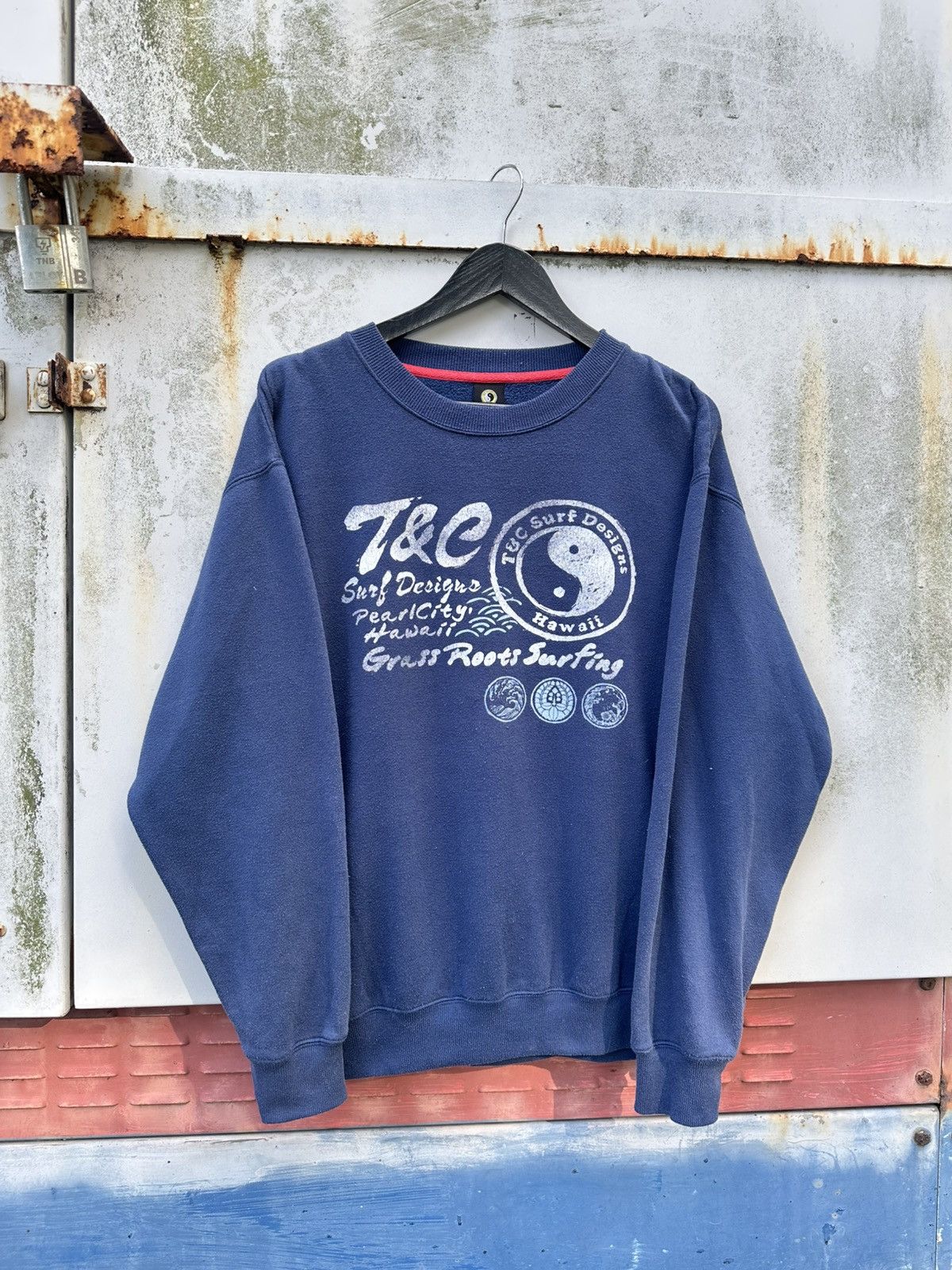 Vintage 👹Vintage T&C Surf Design Hawaii Crewneck Size US L / EU 52-54 / 3 - 3 Thumbnail