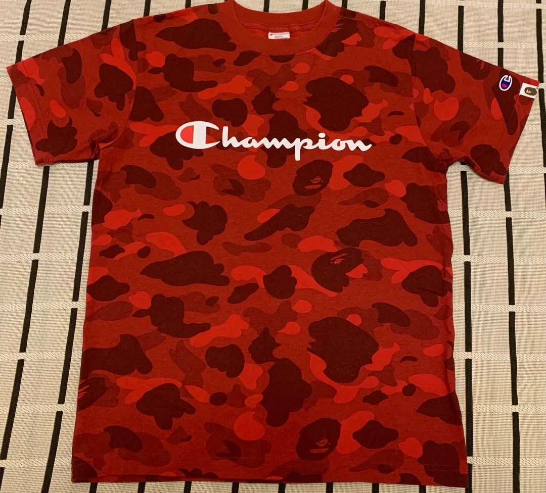 Bape Bape Red T-Shirt S Men Size US S / EU 44-46 / 1 - 1 Thumbnail