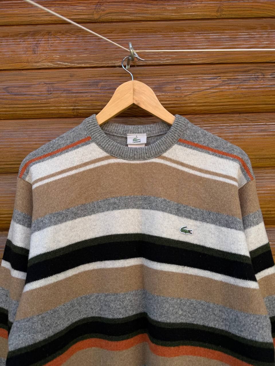 Lacoste Vintage Lacoste Sweater Wool Lacoste Sweatshirt Size US L / EU 52-54 / 3 - 2 Thumbnail