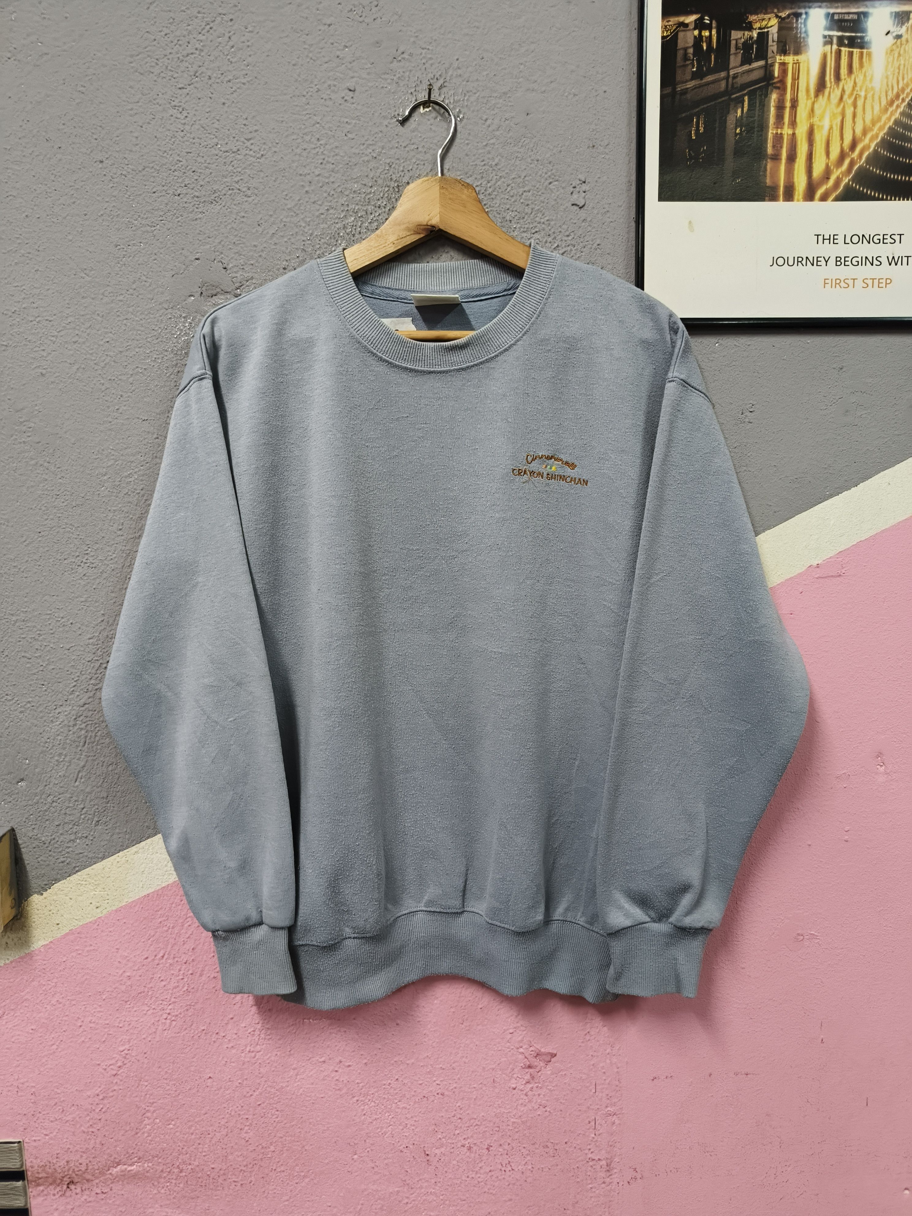 Cartoon Network SANRIO CINNAMOROLL CRAYON SHINCHAN SWEATSHIRT Size M / US 6-8 / IT 42-44 - 3 Thumbnail