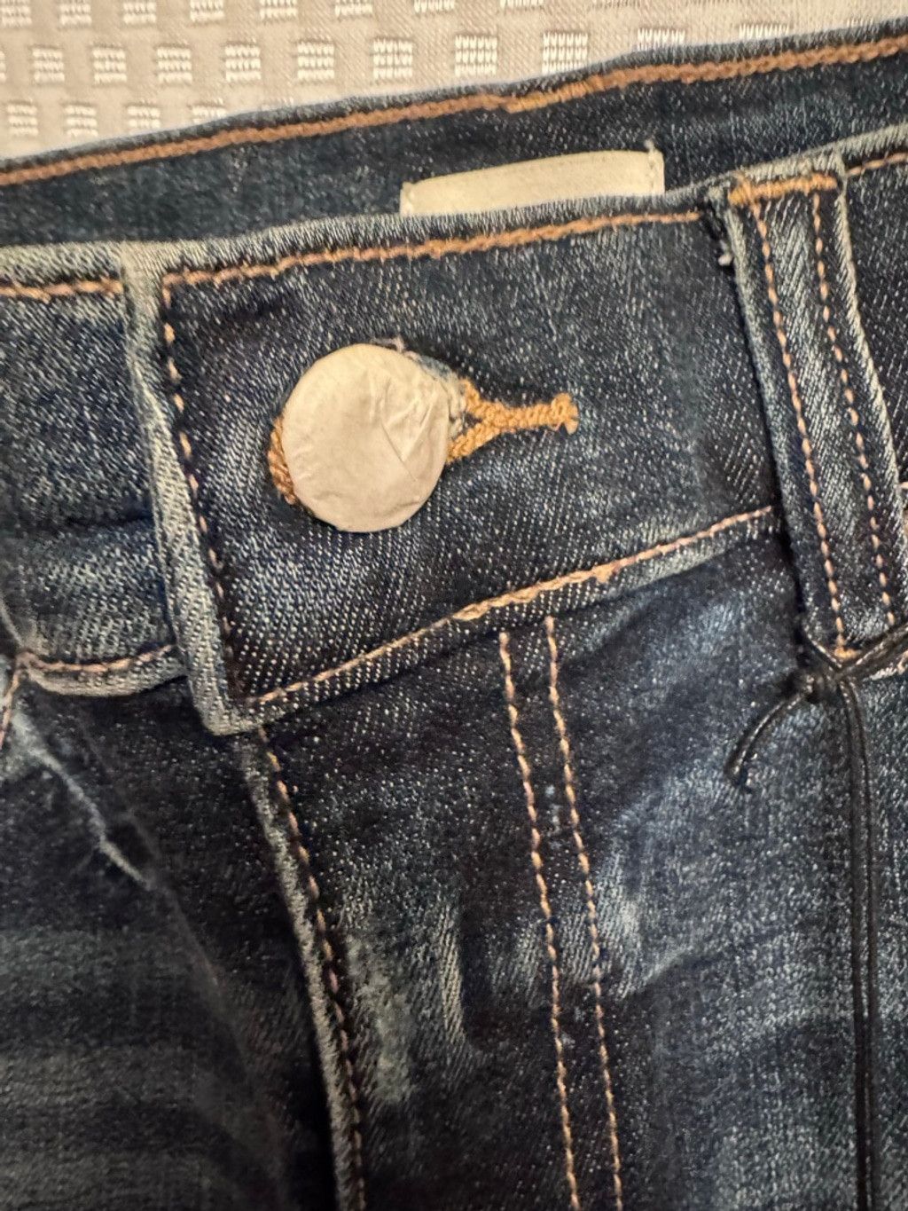 Sneaky Steve Sneak Peek Distressed Denim Mini Skirt Small Size 28" / US 6 / IT 42 - 9 Thumbnail