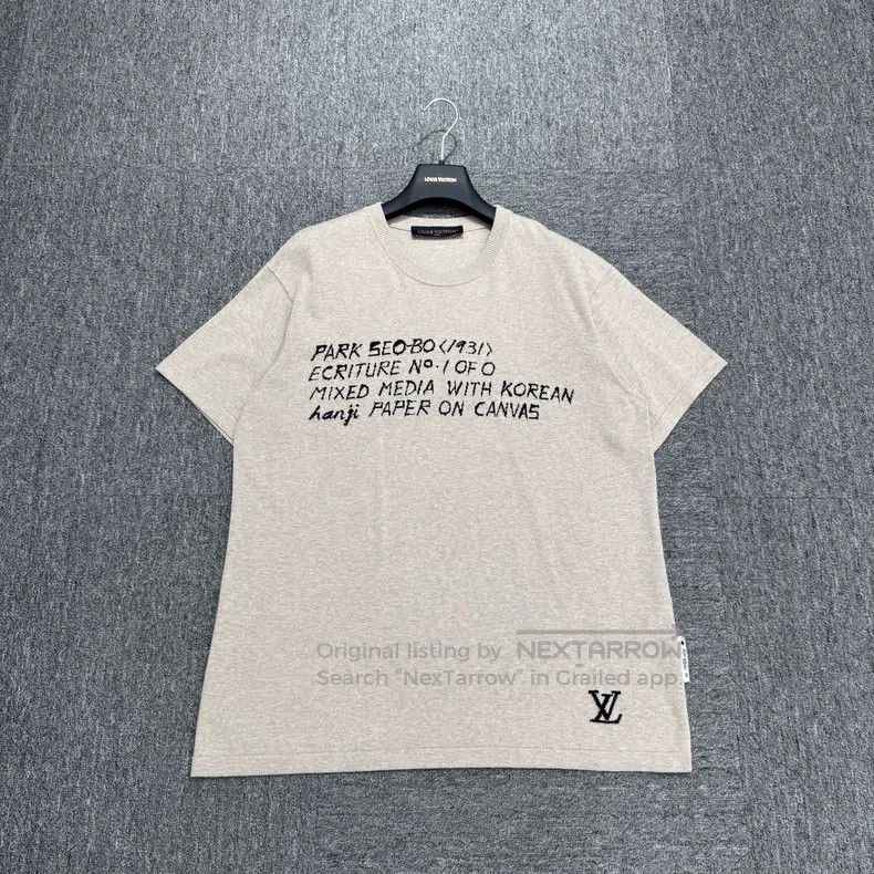Louis Vuitton Louis Vuitton Letter jacquard knit short sleeves Size US L / EU 52-54 / 3 - 1 Thumbnail