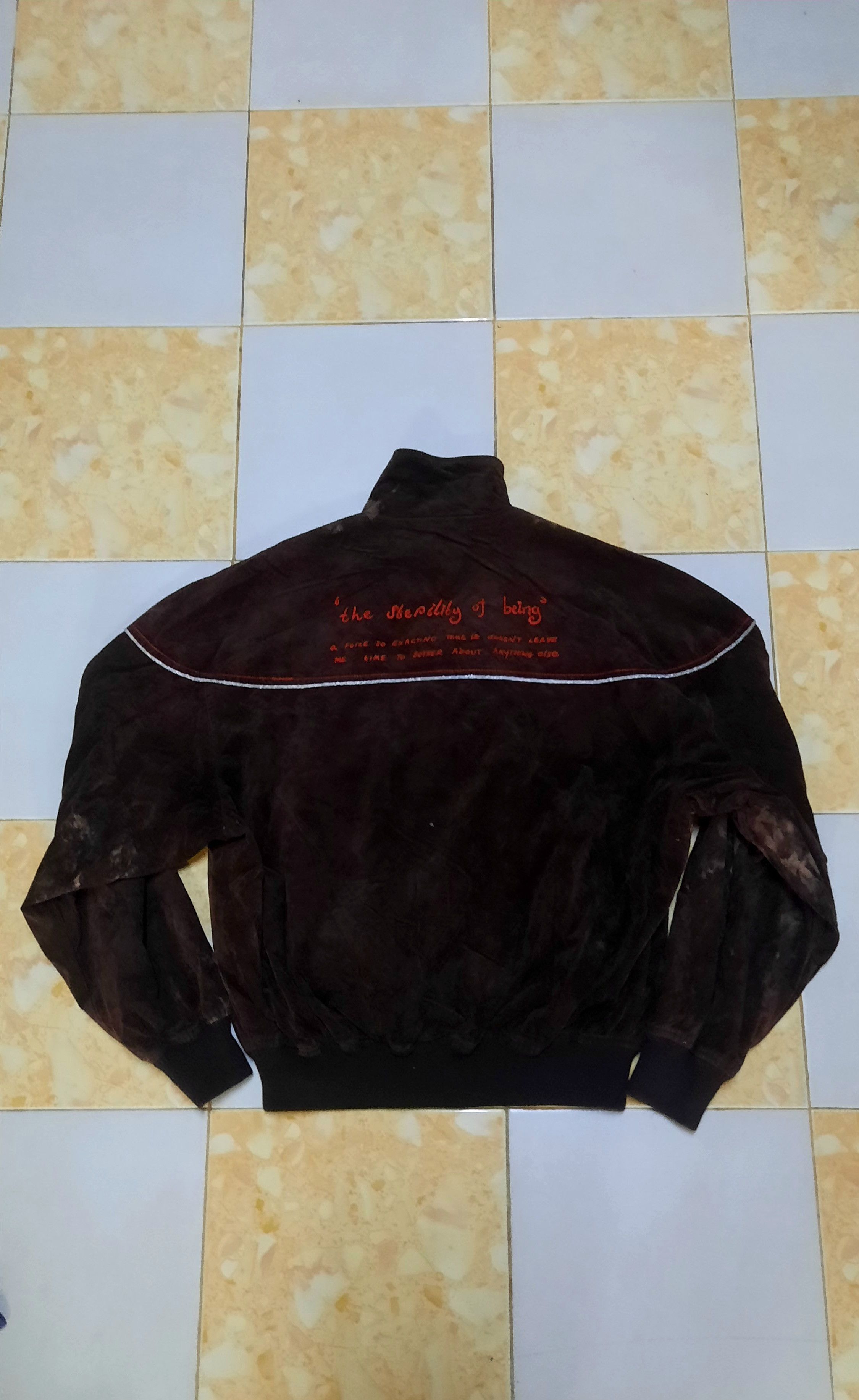 Japanese Brand × Michiko Koshino Michiko koshino snake velvet bomber jacket Size US L / EU 52-54 / 3 - 12 Thumbnail