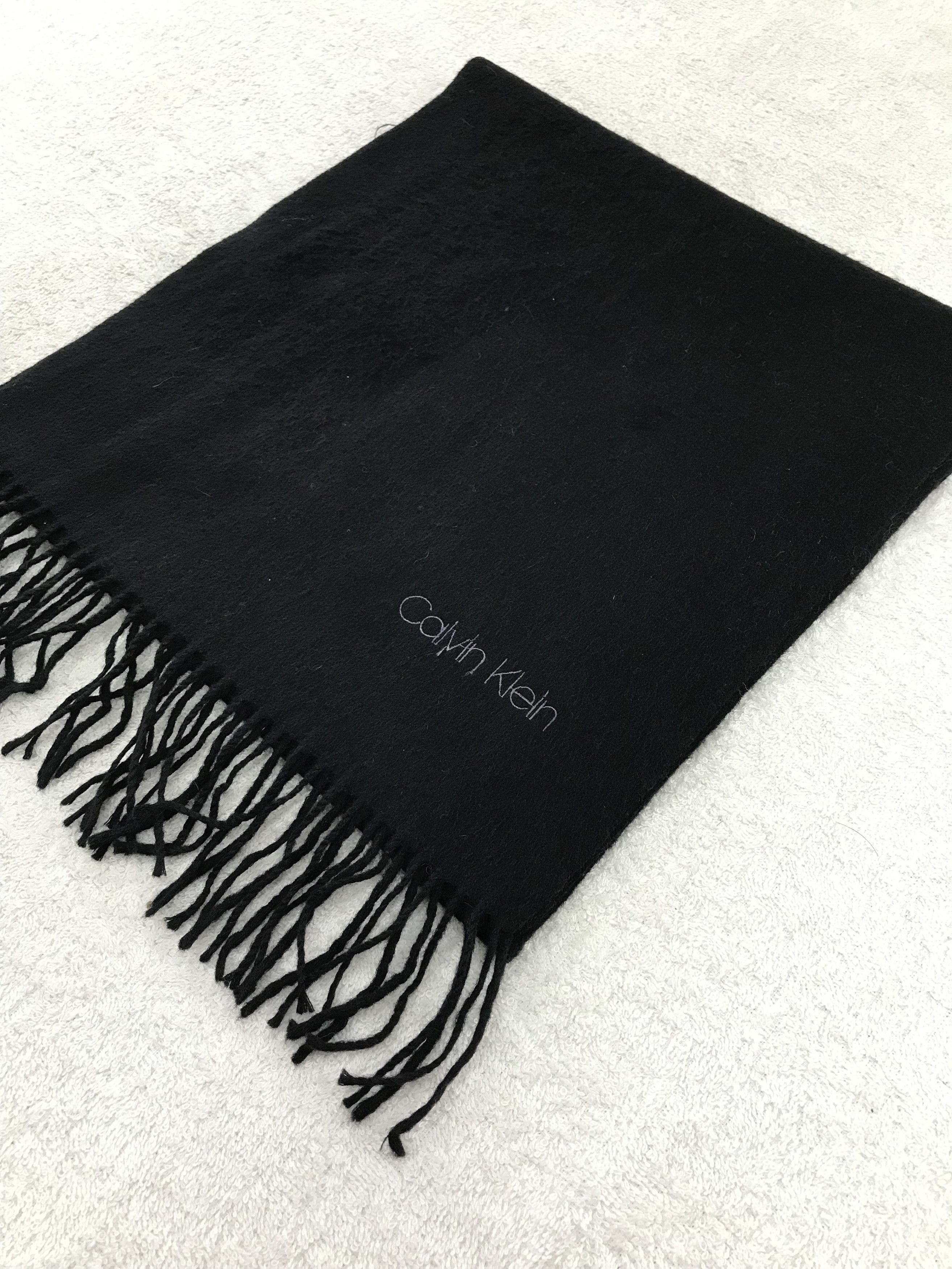Calvin Klein × Vintage Calvin Klein Scarf / Muffler / Neckwear - WW1116 Size ONE SIZE - 3 Thumbnail
