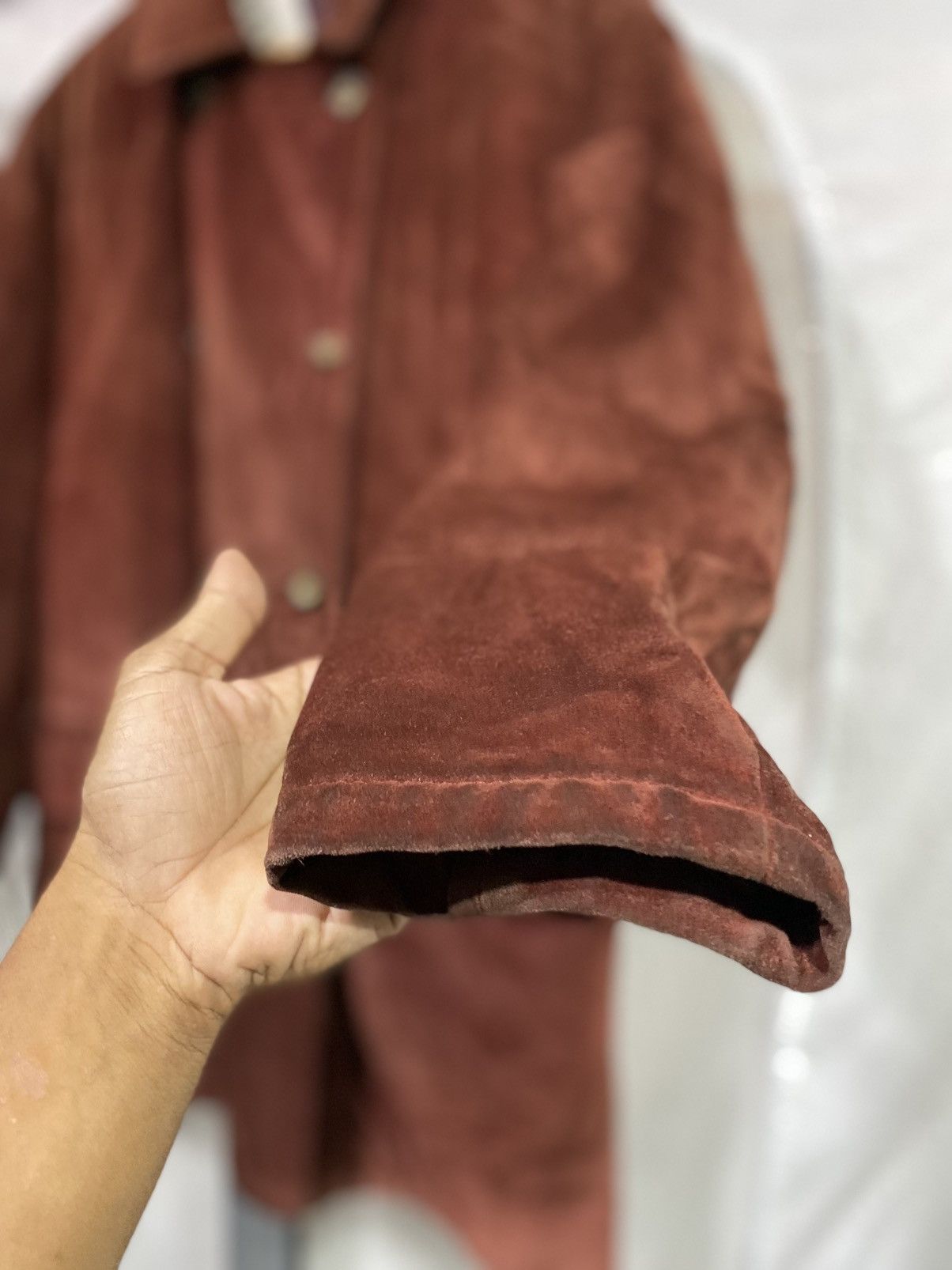 Japanese Brand Vintage 80s Lamatta Suede Jacket Size US L / EU 52-54 / 3 - 4 Thumbnail