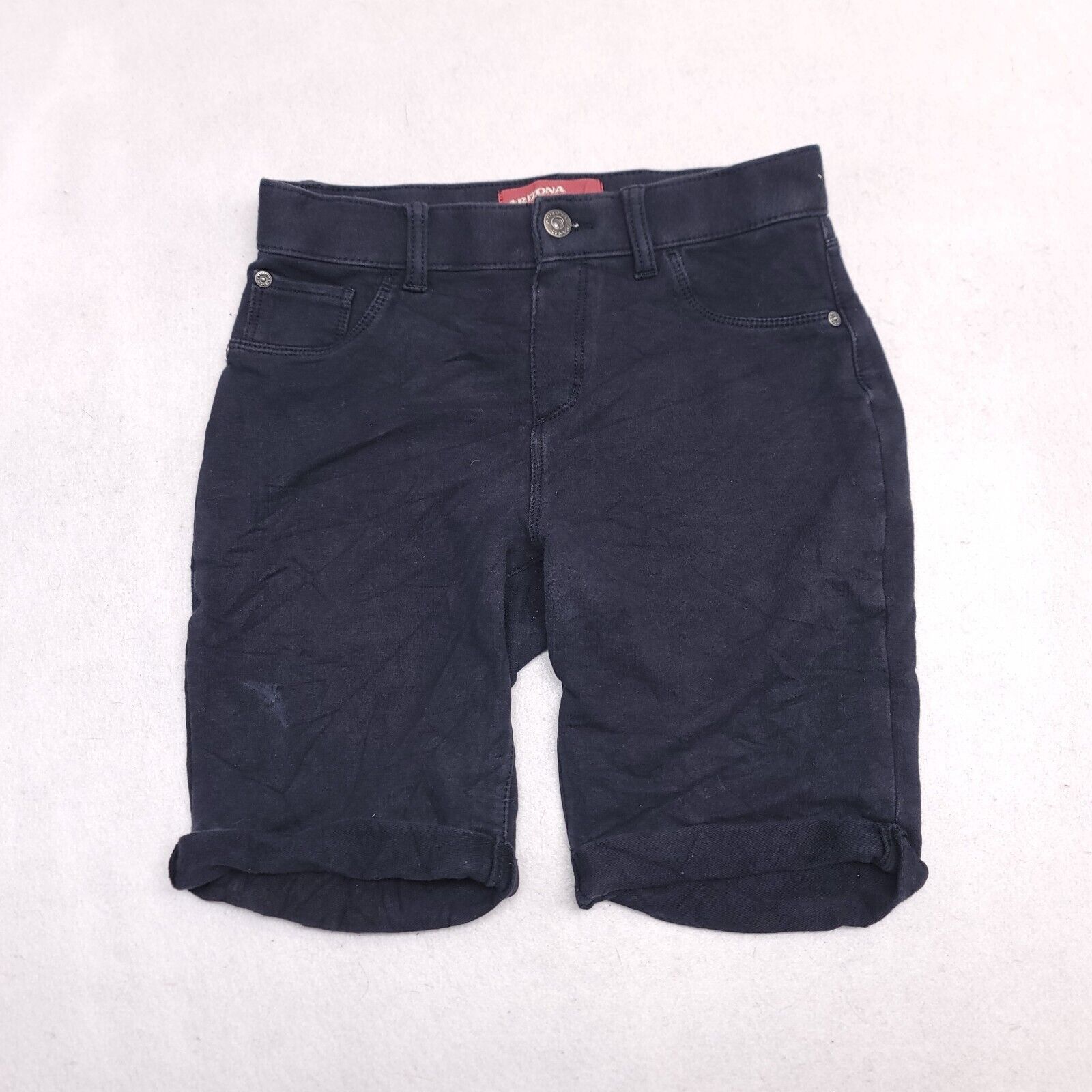Arizona Jean Co. Arizona Jean Co Casual Denim Jean Shorts Women Size 16 Black Size 38" / US 16 / IT 52 - 2 Thumbnail