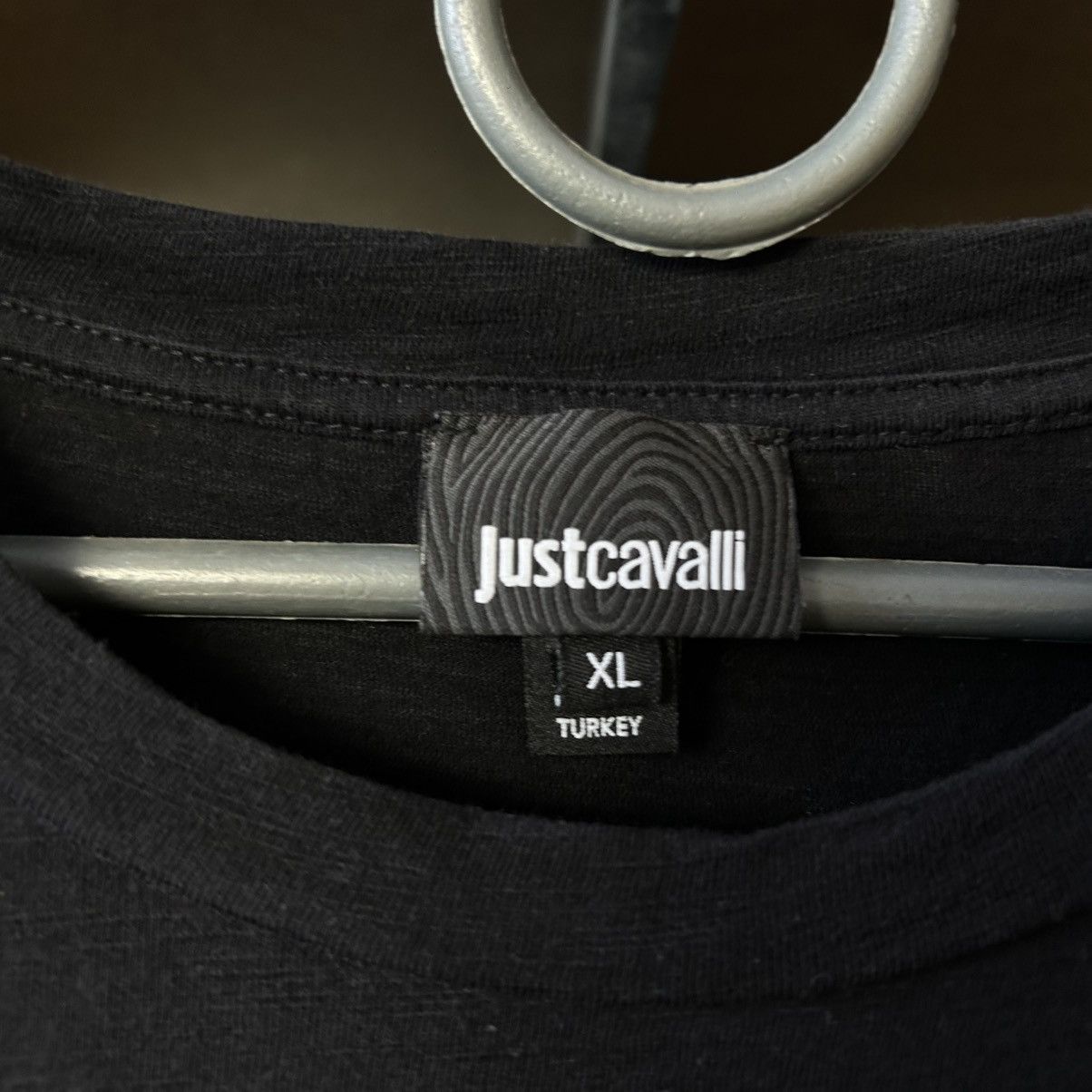 Just Cavalli Designer Just Cavalli Big Logo Luxury Y2k streetwear tee Size US XL / EU 56 / 4 - 4 Thumbnail