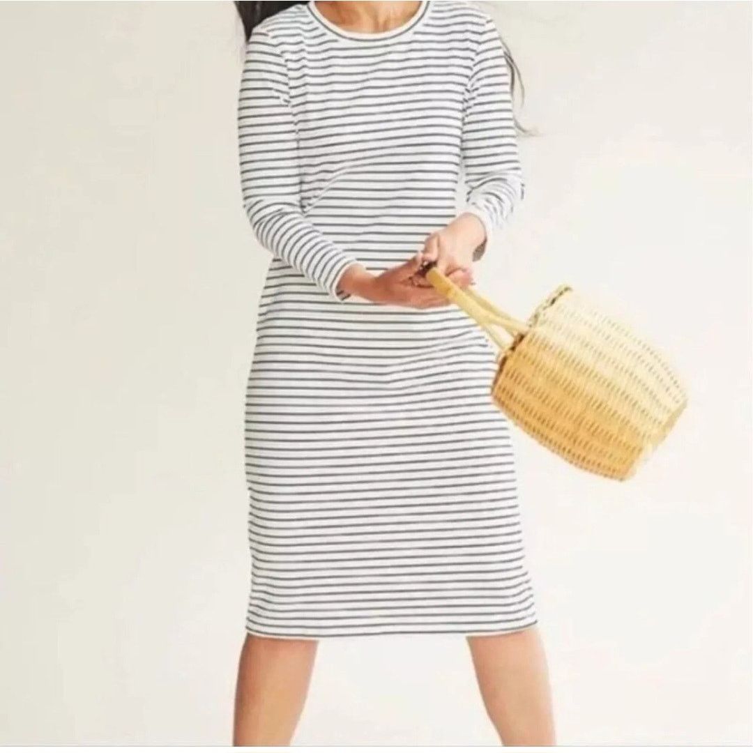Other Sonnet James A Play Dress Black and White Stripe Dress XS Size XS / US 0-2 / IT 36-38 - 1 Thumbnail