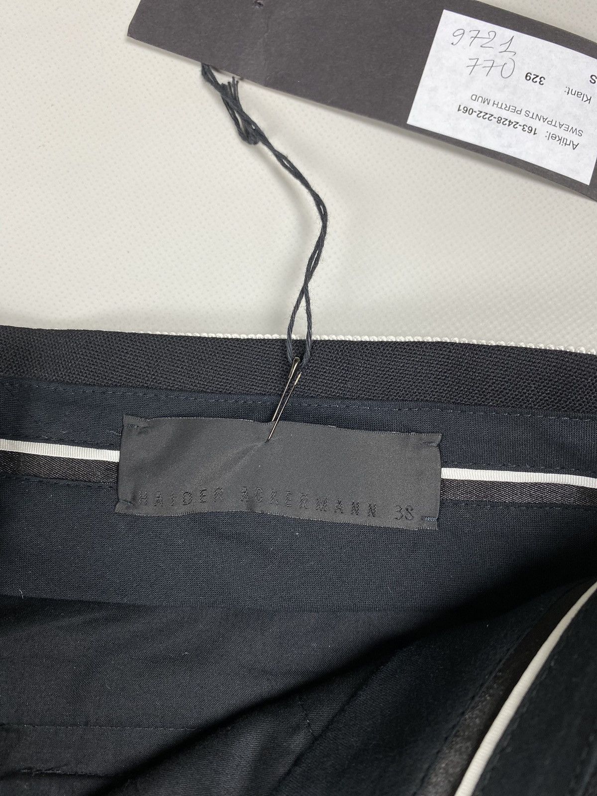 Haider Ackermann BNWT! Haider Ackermann virgin wool dress pants trousers Size 26" / US 2 / IT 38 - 15 Thumbnail