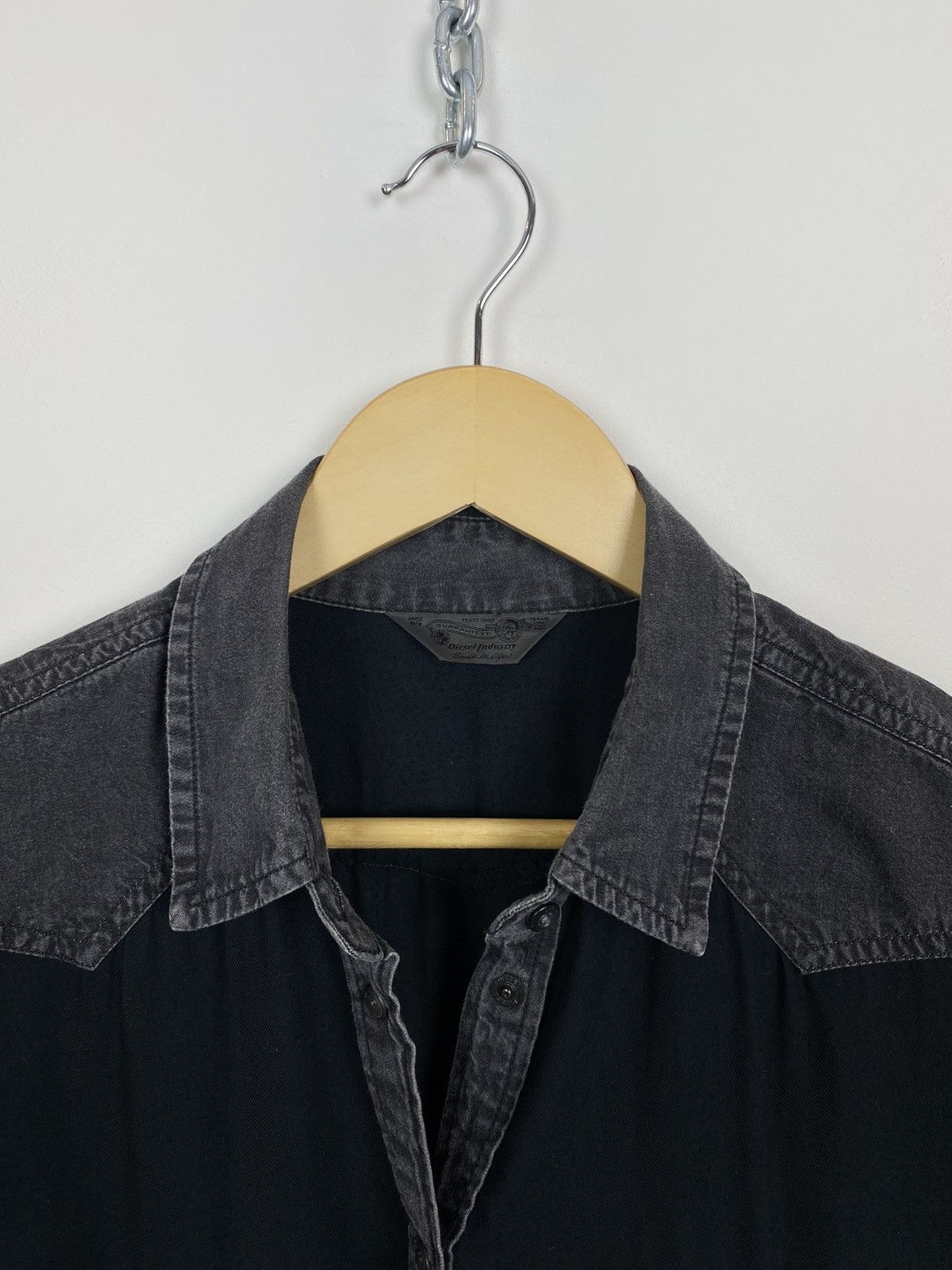 Diesel × Vintage Vintage Diesel Industry Shirt like Japanese Hype Y2K Size US M / EU 48-50 / 2 - 6 Thumbnail