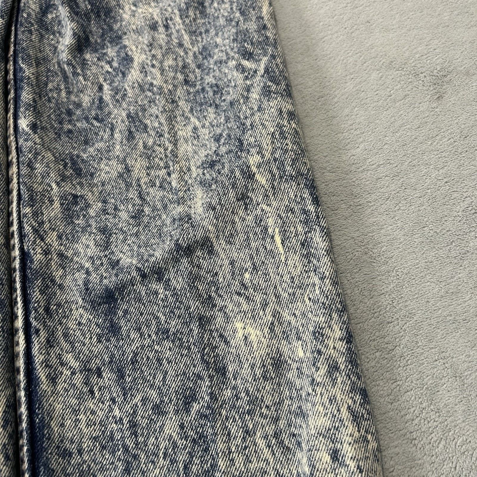 Levi's 70s Acid wash Levis 501 Jeans Student Fit Men 27x30 Straight Size US 27 - 3 Thumbnail