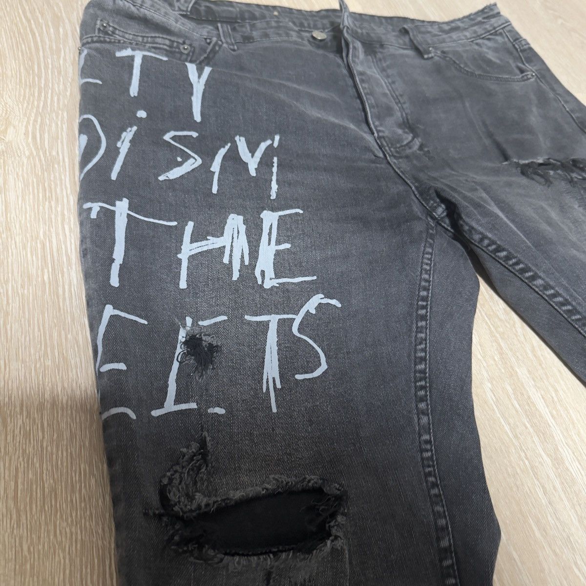 Ksubi Ksubi Citch Graffiti Jeans 38 Waist Size US 38 / EU 54 - 3 Thumbnail
