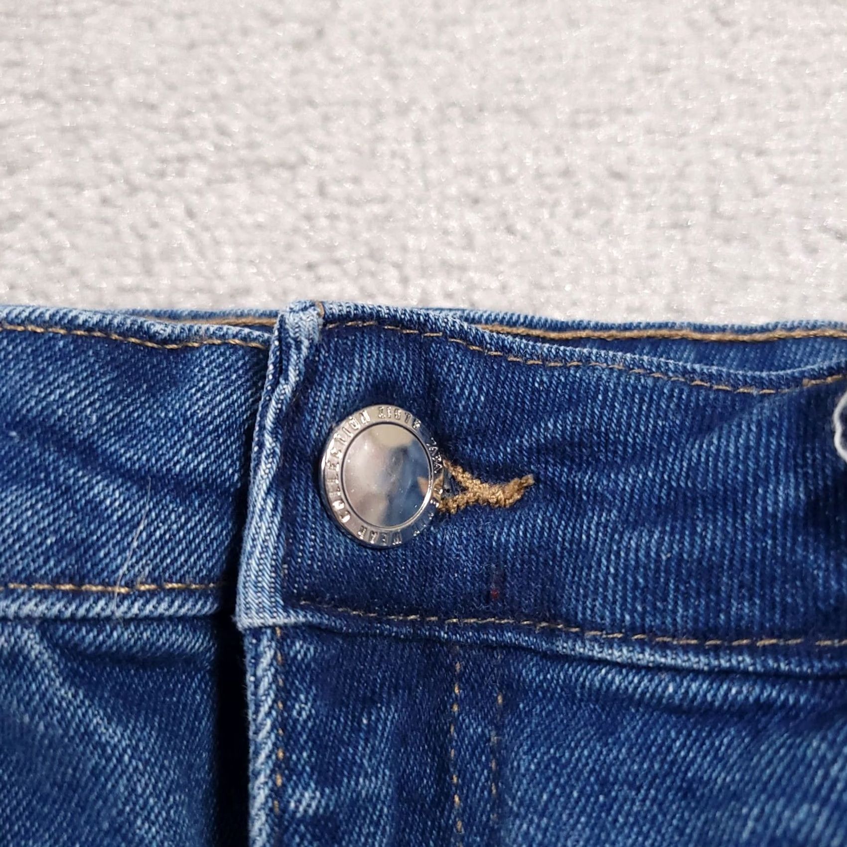 Zara Zara Jeans Women's 6 Denim Medium Wash Cropped Mid-Rise Skinny Blue 5-Pocket Size 28" / US 6 / IT 42 - 4 Thumbnail