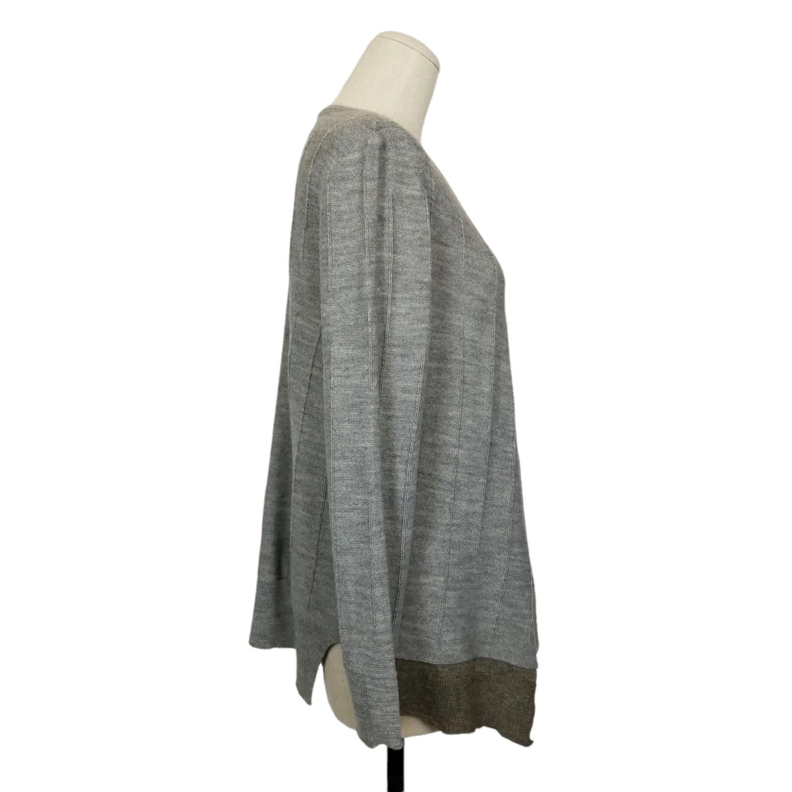 Other Ischiko Asymmetrical Wool Blend Sweater Gray Sz 0 Size S / US 4 / IT 40 - 6 Thumbnail
