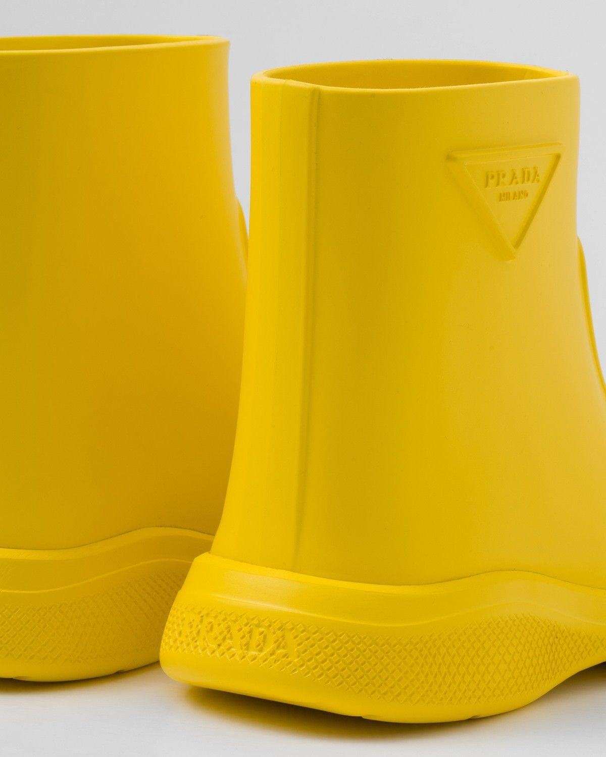 Prada o1B3y1r0226 Rubber Booties in Yellow Size US 9 / IT 39 - 6 Thumbnail