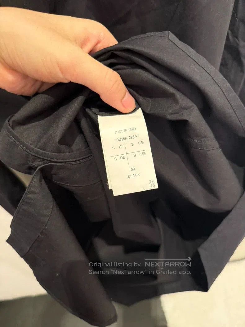 Rick Owens Rick Owens Men's High Neck Shirt . Size US S / EU 44-46 / 1 - 6 Thumbnail