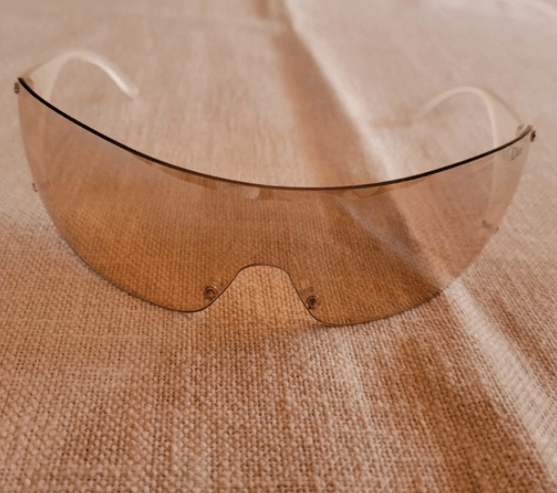 Dior DIOR Sunglasses Ski 5 Rimless Shield Bike Galliano RI898 Size ONE SIZE - 3 Thumbnail