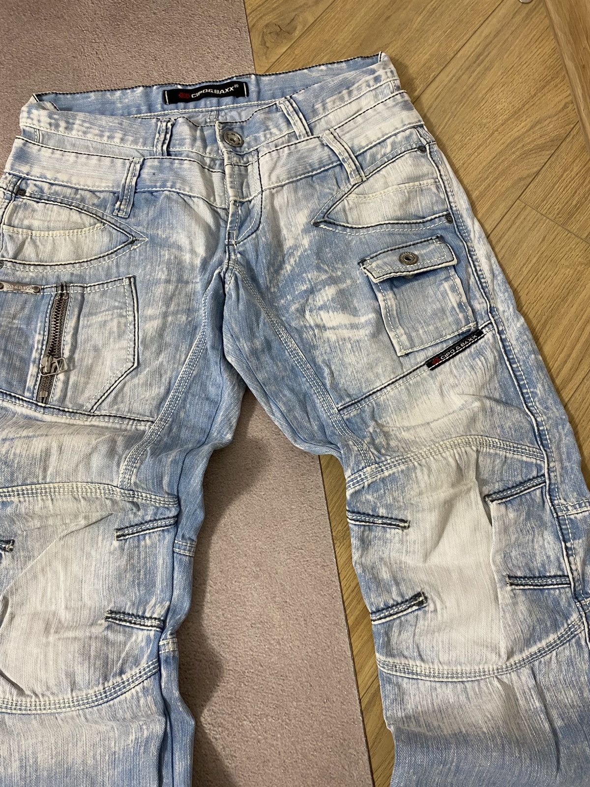 Japanese Brand Japanese Baggy Tornado Mart style y2k Pants Jeans Size US 32 / EU 48 - 6 Thumbnail