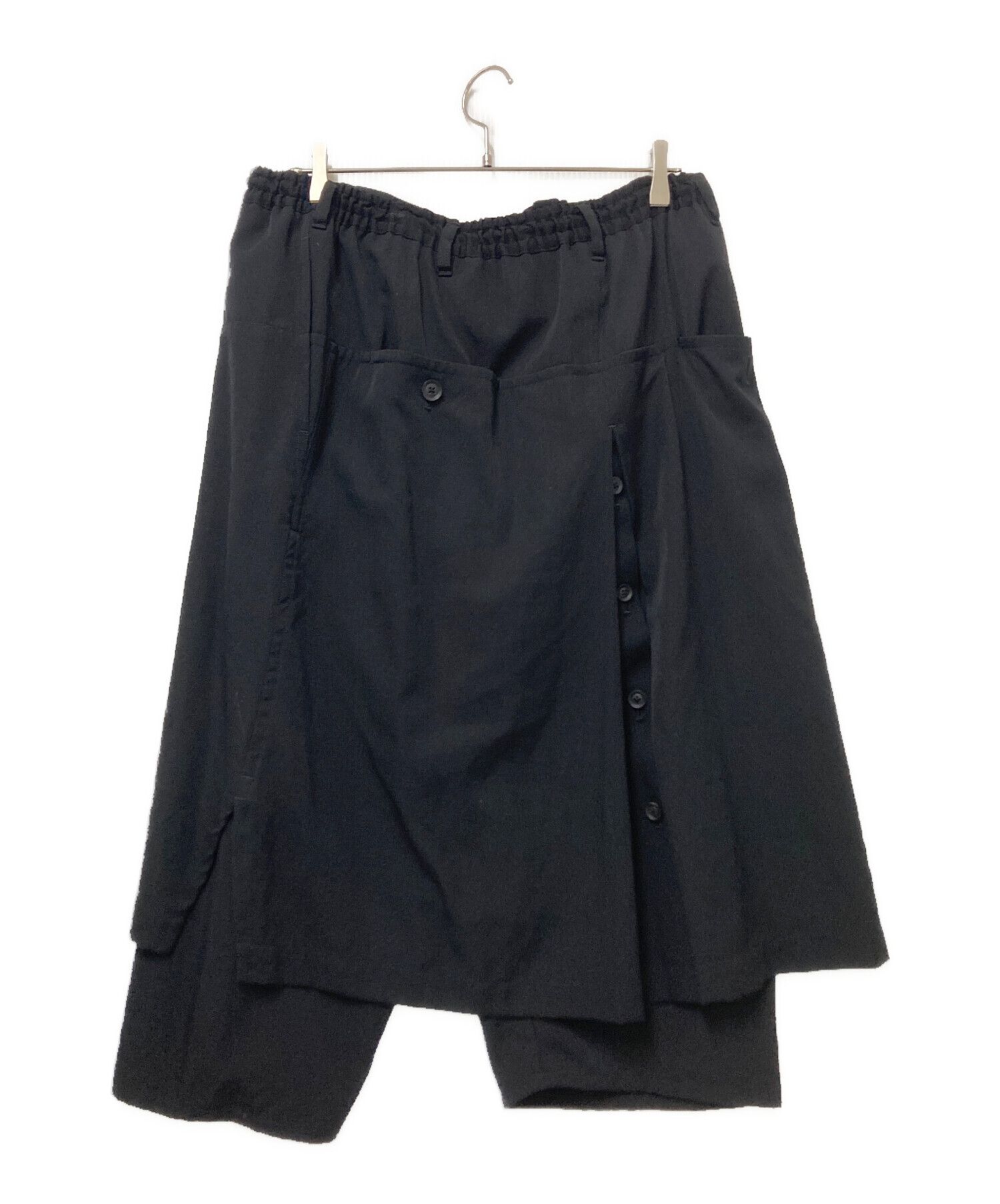 Yohji Yamamoto Yohji Yamamoto pour homme Wrinkled Gabardine Wrap Pants Size US 36 / EU 52 - 2 Thumbnail