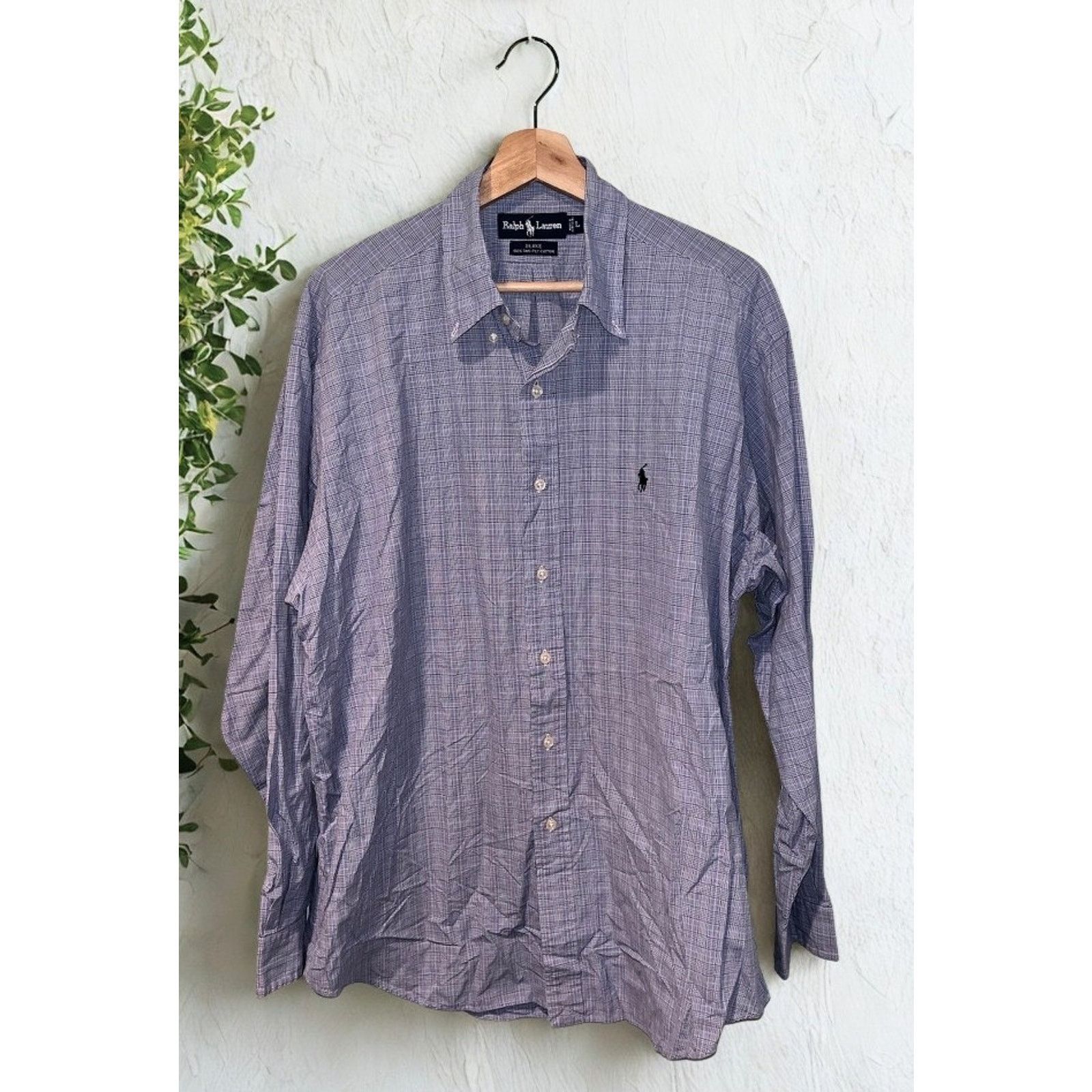 Polo Ralph Lauren Polo Ralph Lauren Blake Shirt XL Button Down 2 Ply Cotton Size US XL / EU 56 / 4 - 1 Thumbnail