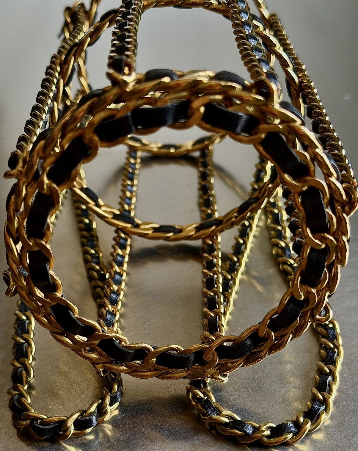 Chanel Chanel - Karl Lagerfeld - 1994 - Chain Link Bottle Holder Size ONE SIZE - 12 Thumbnail