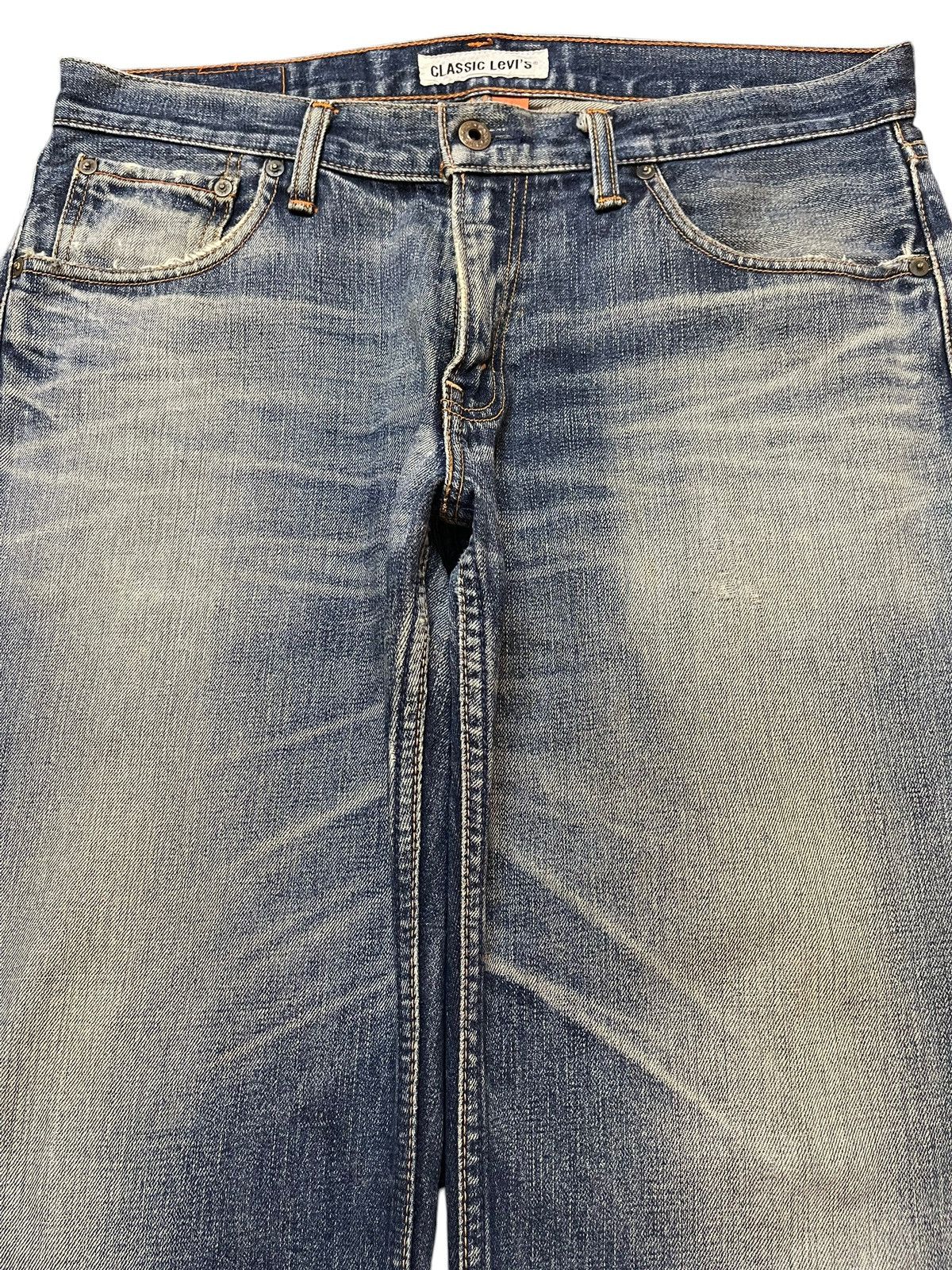 Levi's Vintage 90s Levis 503 Faded Wash Style Baggy Jeans Size US 34 / EU 50 - 3 Thumbnail