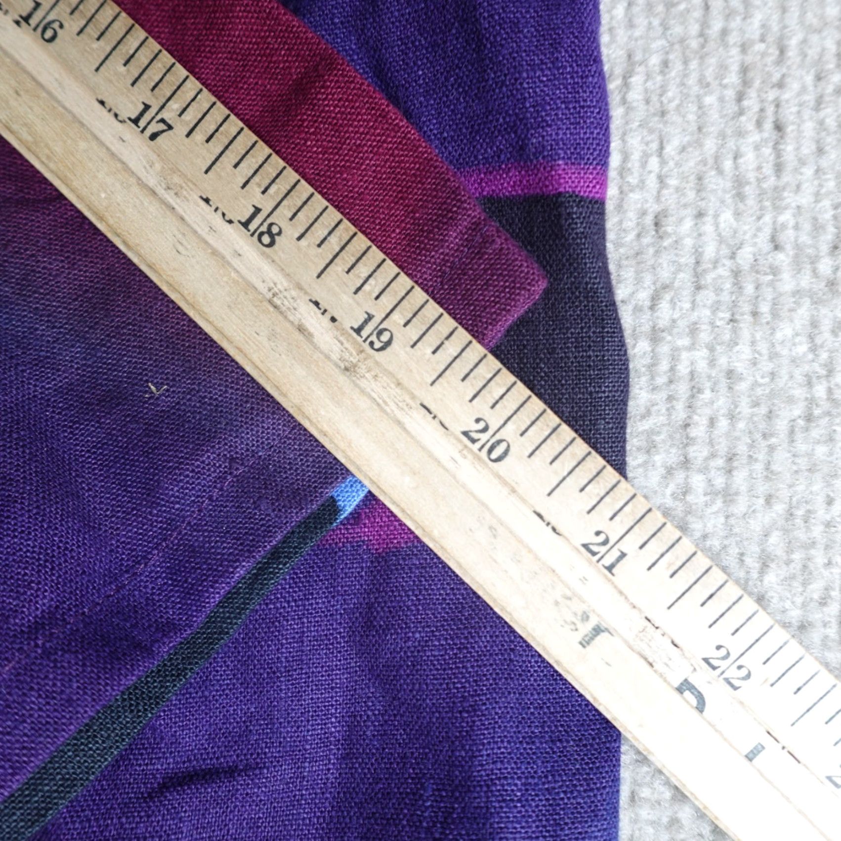 Vintage **Farley Farley Women's Mid-Length Blue Purple Linen Jacket** User: Farley Farley Women's Mid-Length Blue Purple Linen Jacket Size L / US 10 / IT 46 - 8 Thumbnail