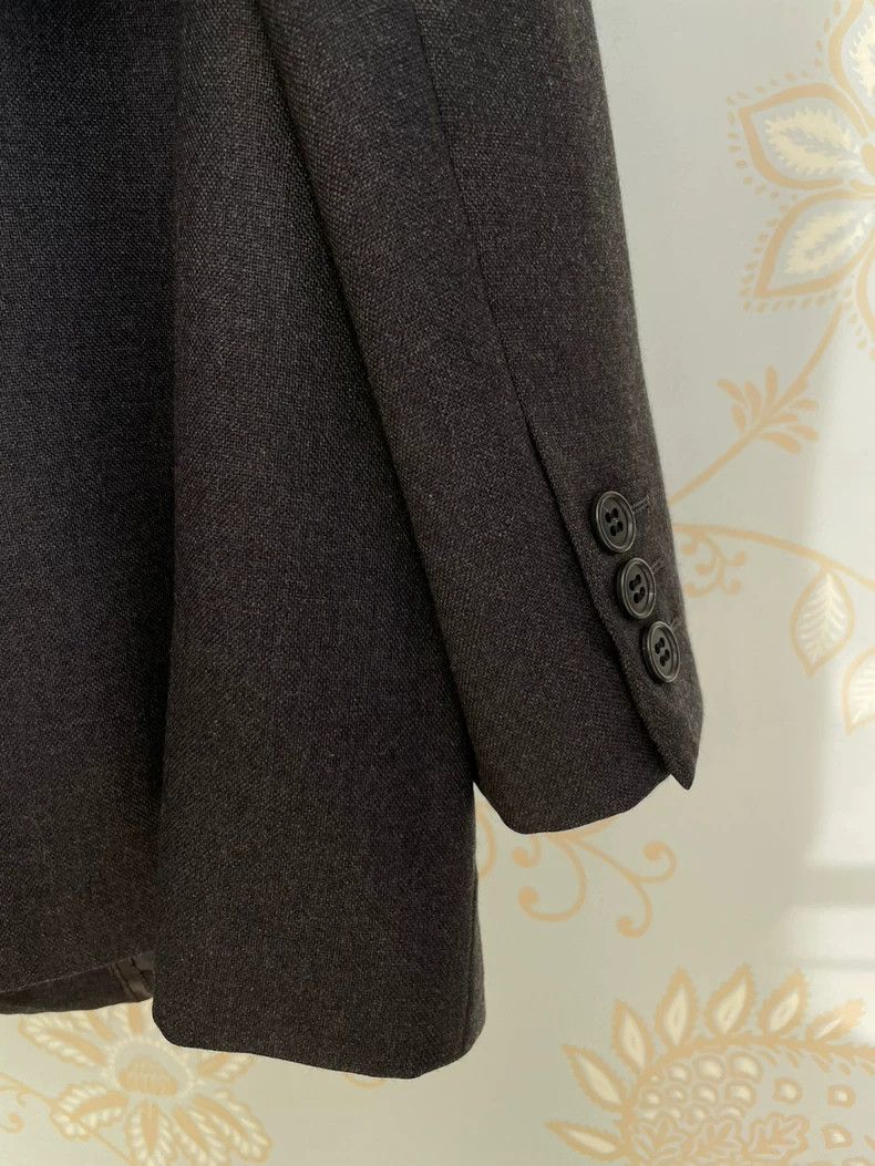 Yohji Yamamoto Yohji Yamamoto size m Gray blazer 2504-Nextarrow Size 36R - 6 Thumbnail
