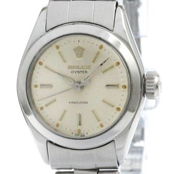Vintage ROLEX Oyster Precision 6410 Steel Hand-Winding Ladies Watch BF580498