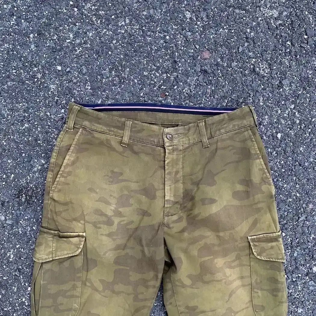 Hunter Camouflage W30 L31 Japanese Stretchable Rugged Cargo Pants Size US 30 / EU 46 - 2 Thumbnail