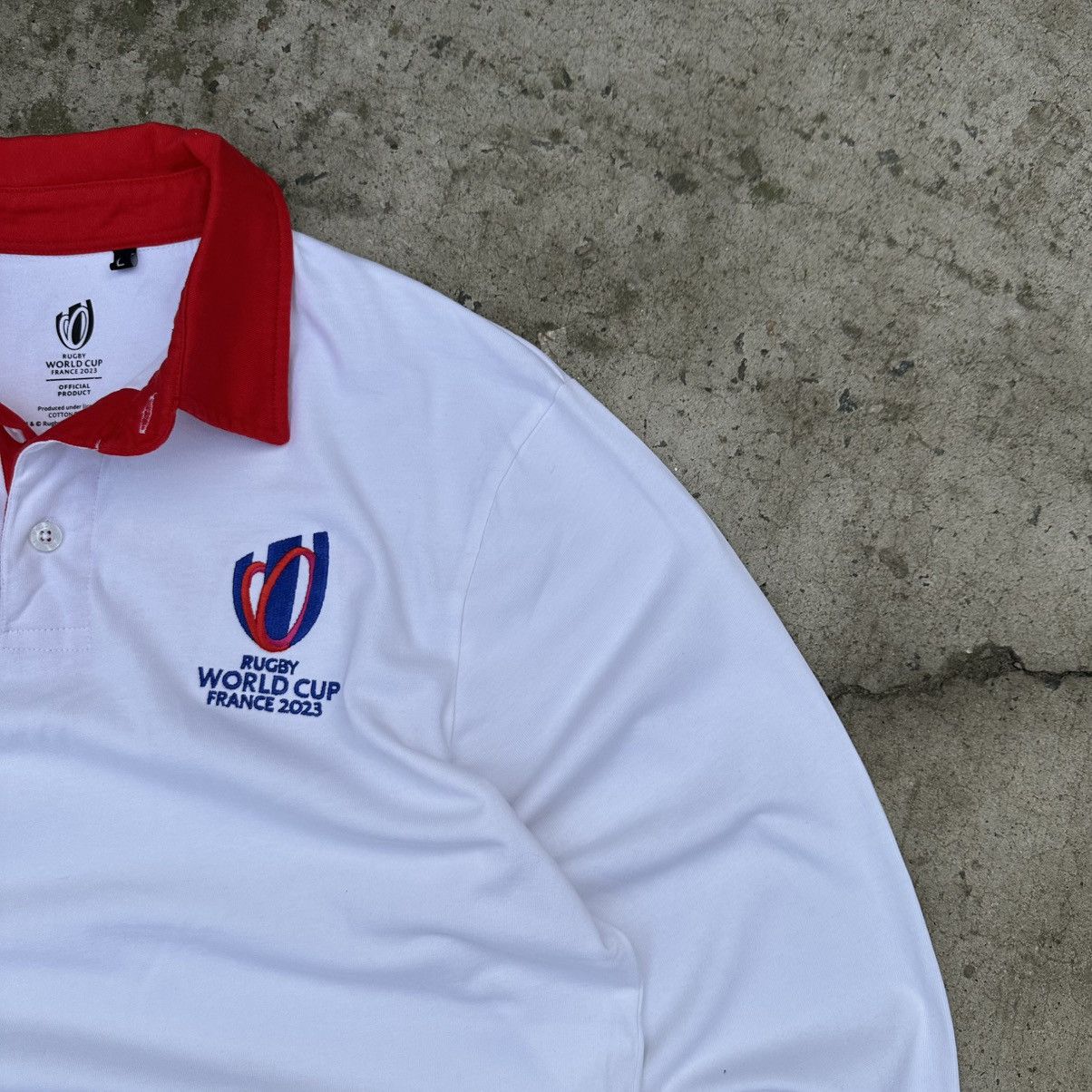 New England Outerwear Vintage Rugby World Cup France 2023 Long-sleeve T-shirts Size US L / EU 52-54 / 3 - 3 Thumbnail