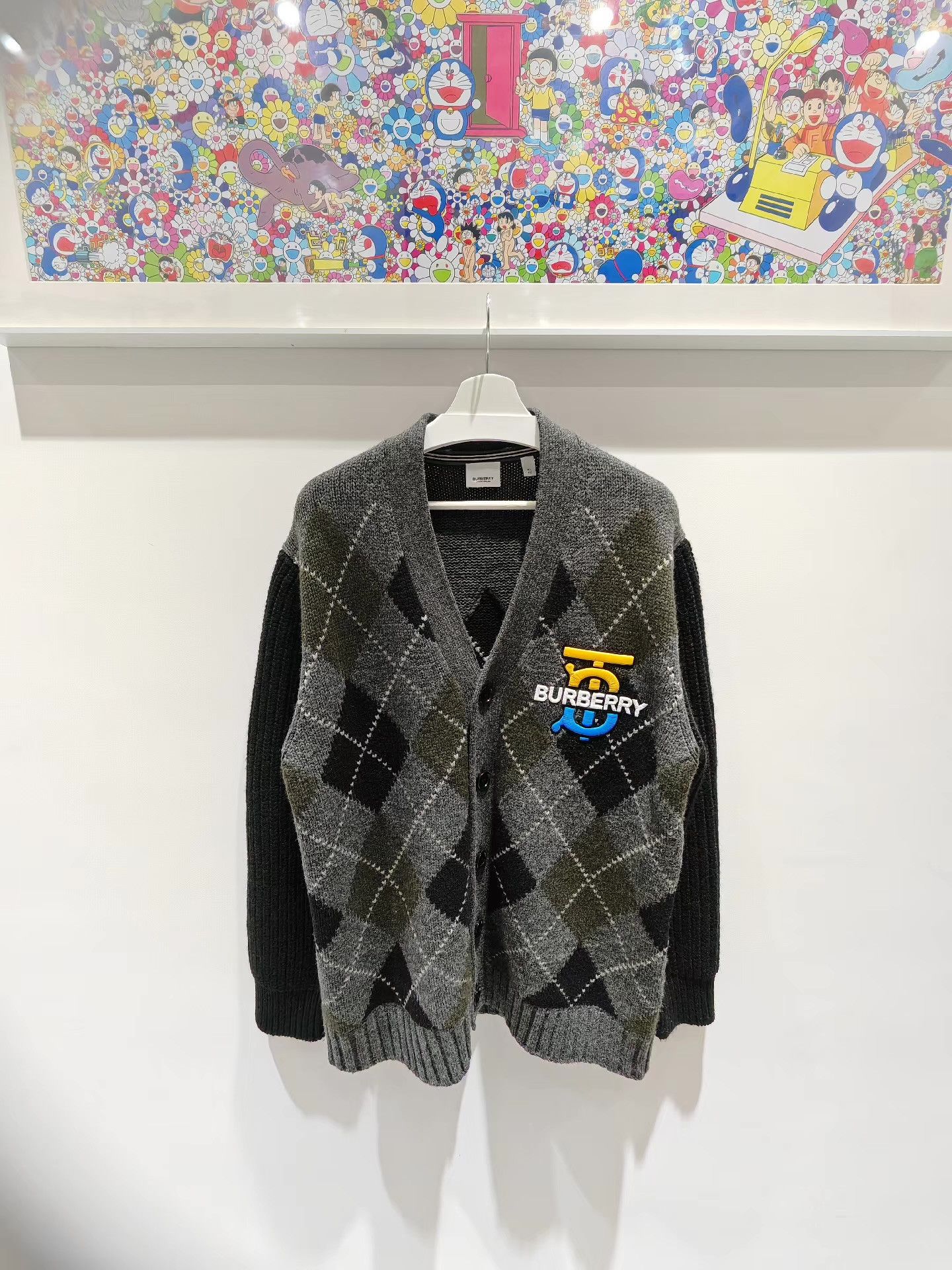 Burberry Burberry Check Wool Blend Cardigan Q15 Size US XL / EU 56 / 4 - 1 Thumbnail
