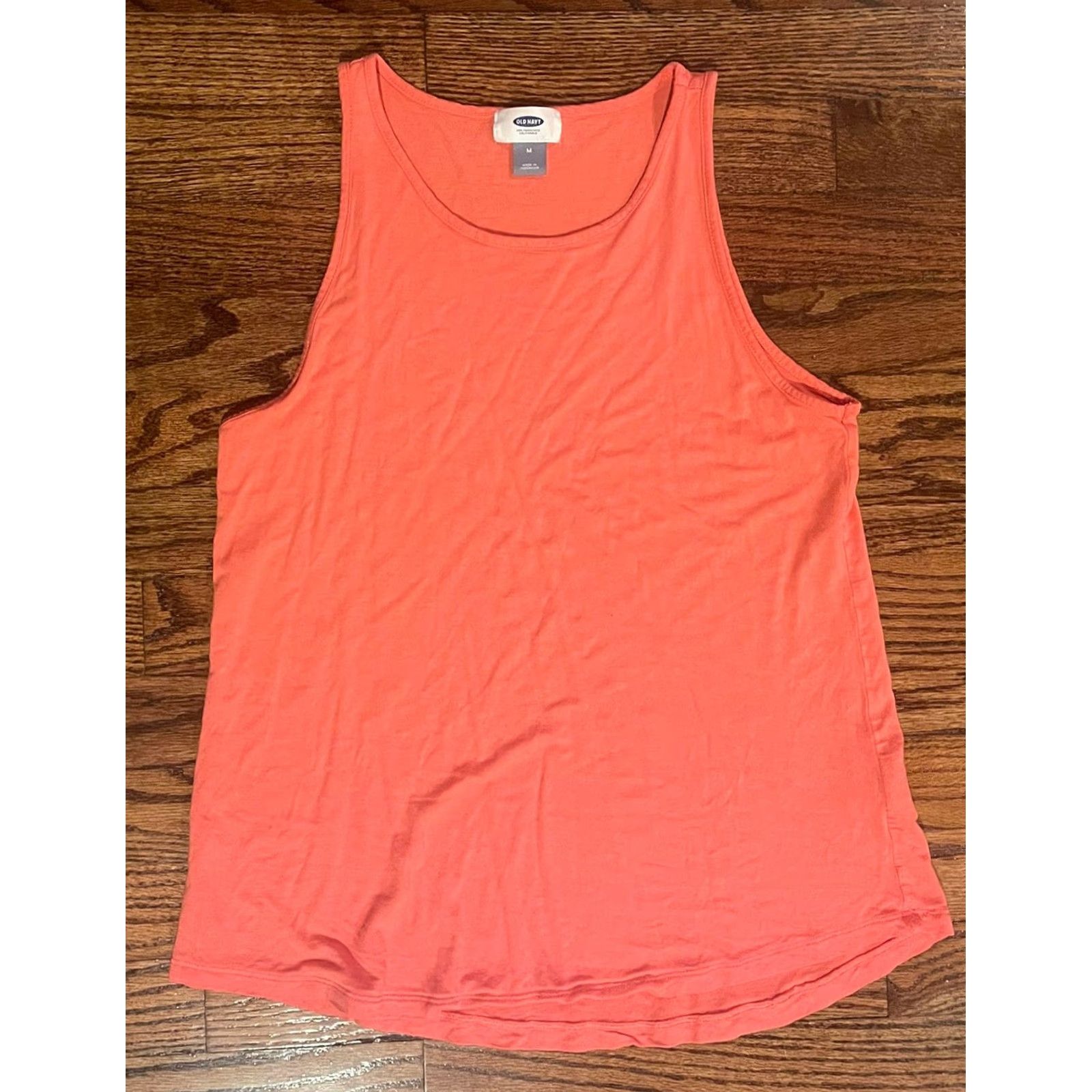 Old Navy Old Navy Tank Top Lot 2 Coral Purple Women Medium Rayon Tank Top Sleeveless Cotton? No, Rayon. Size M / US 6-8 / IT 42-44 - 4 Thumbnail