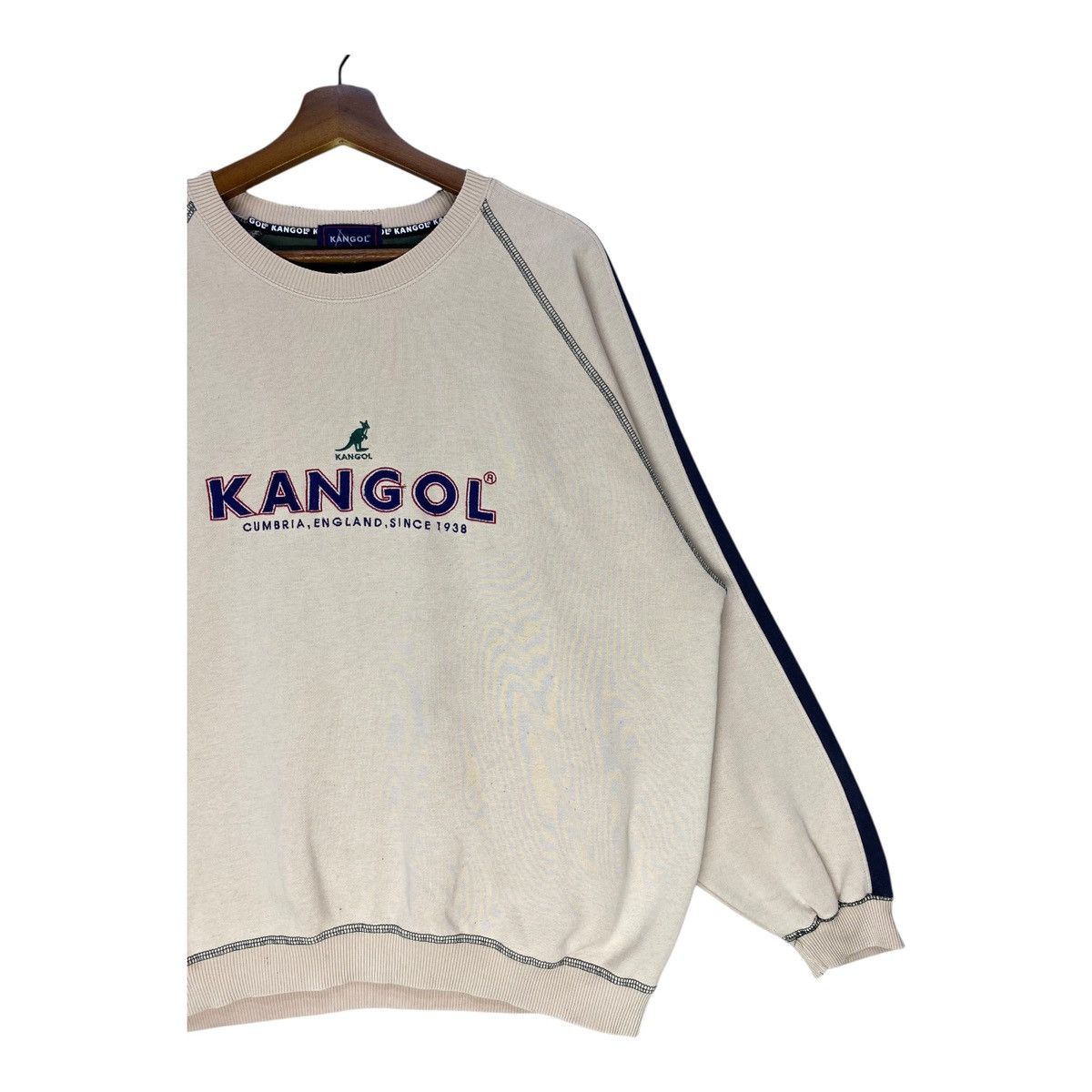 Kangol Vintage Kangol Sweatshirt Spellout Embroidery Jumper Size US L / EU 52-54 / 3 - 4 Thumbnail