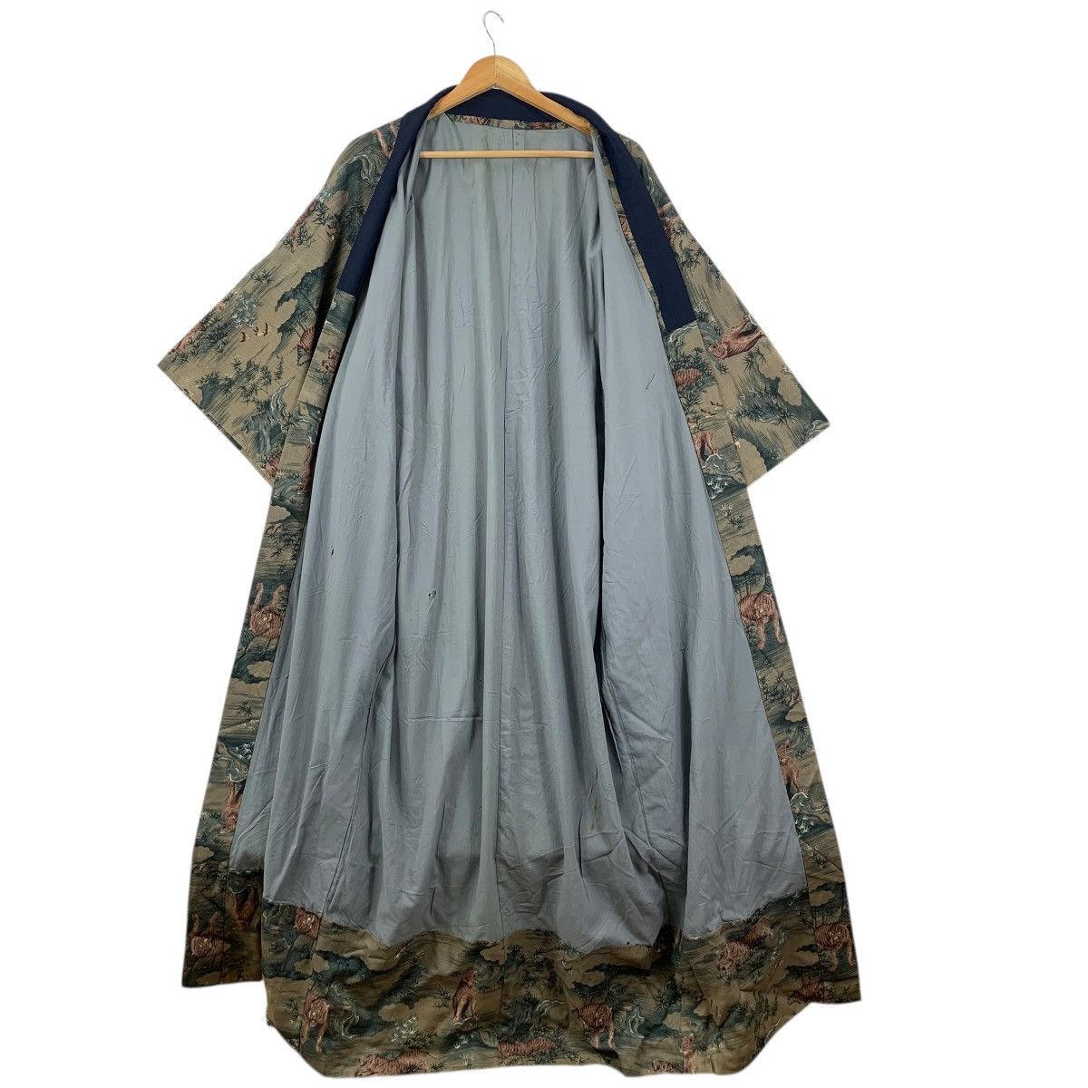 Vintage Vintage 70s KIMONO INFINITY TIGER JAPAN Traditional Geisha Size XXL / US 16-18 / IT 52-54 - 6 Thumbnail